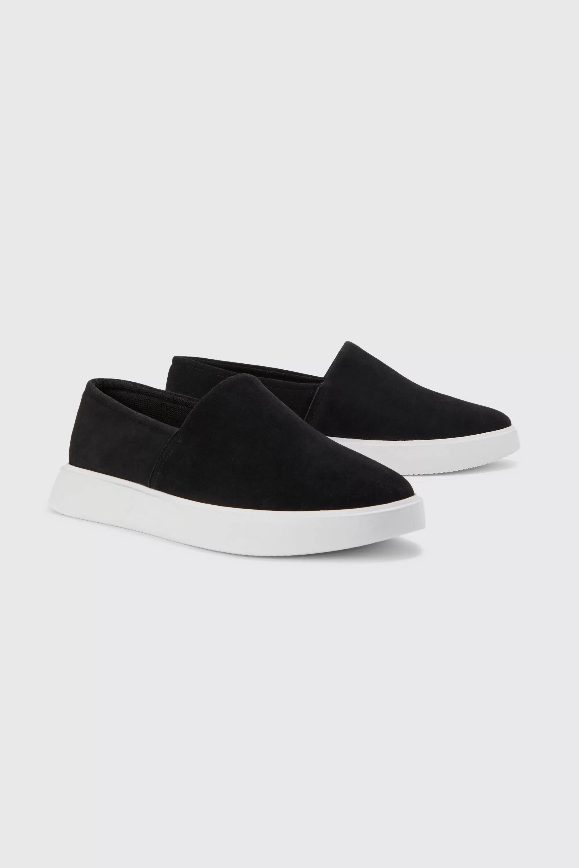 boohooMAN Chunky Faux Suede Loafer | UK