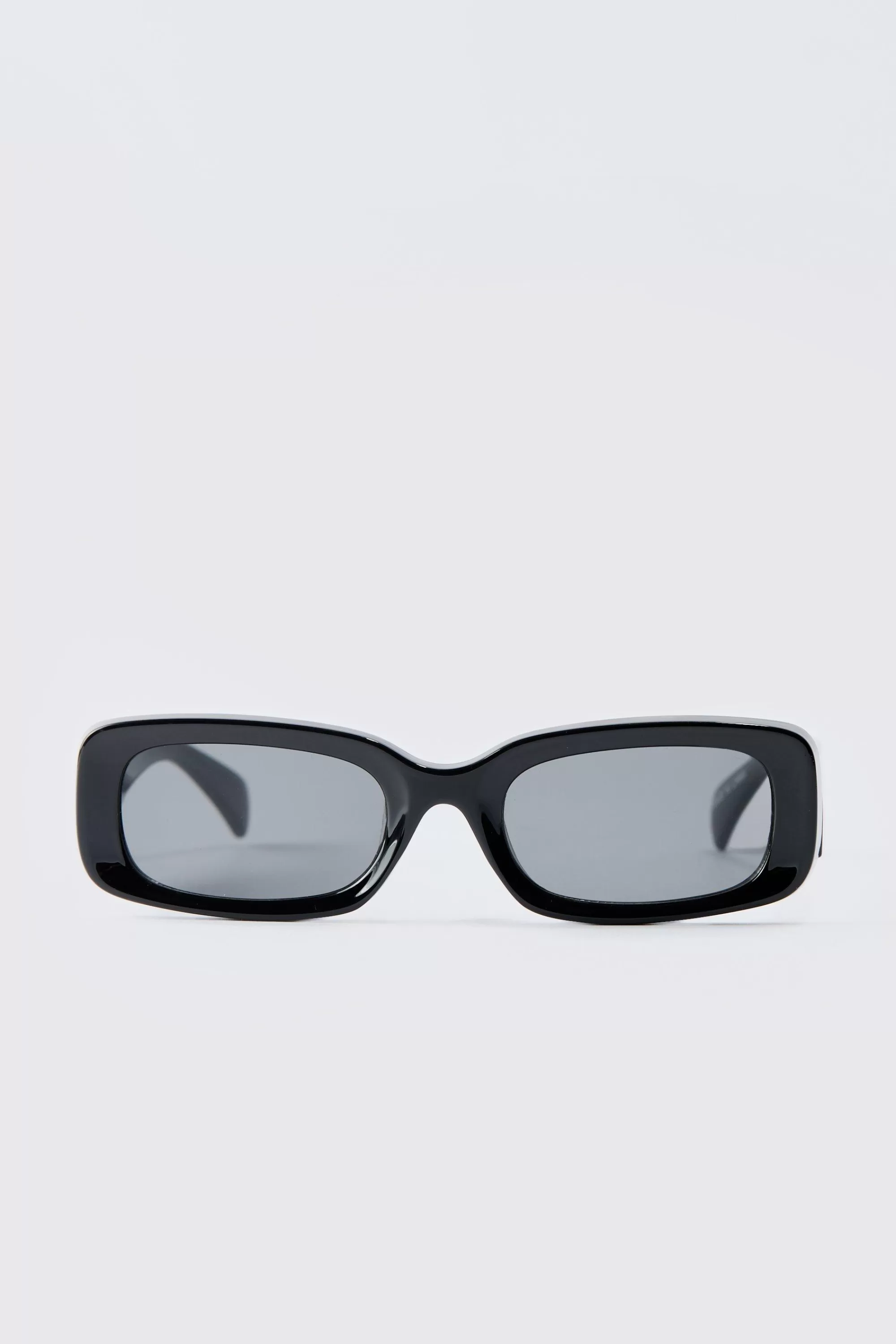 boohooMAN Chunky Plastic Rectangular Sunglasses | UK
