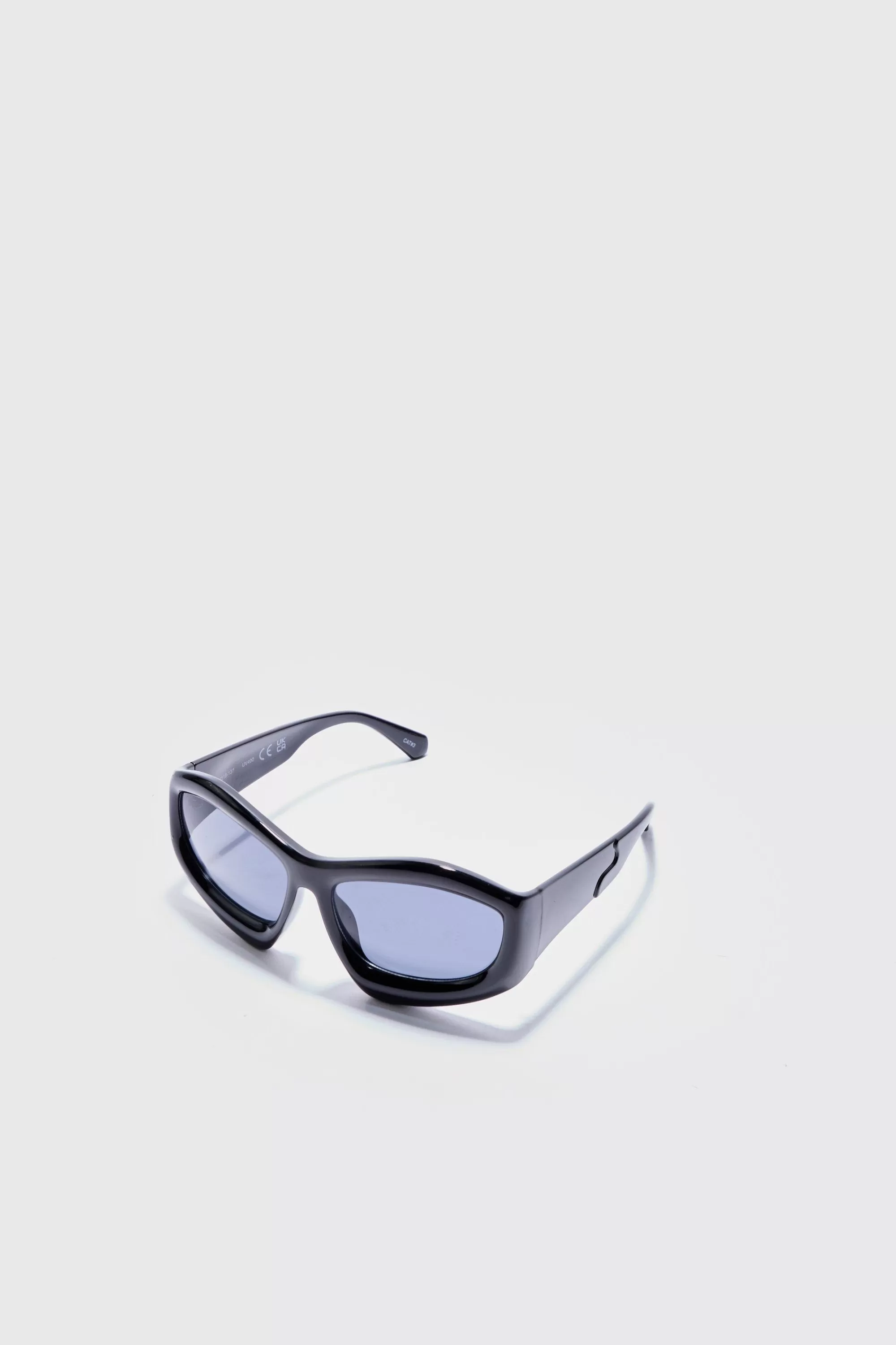 boohooMAN Chunky Plastic Sunglasses In | UK