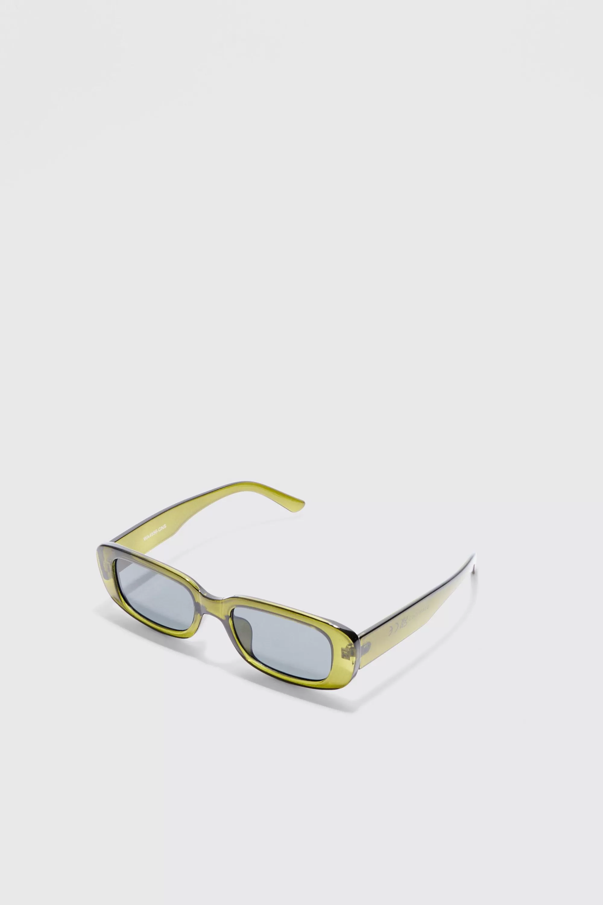 boohooMAN Chunky Smoke Lens Sunglasses In | UK