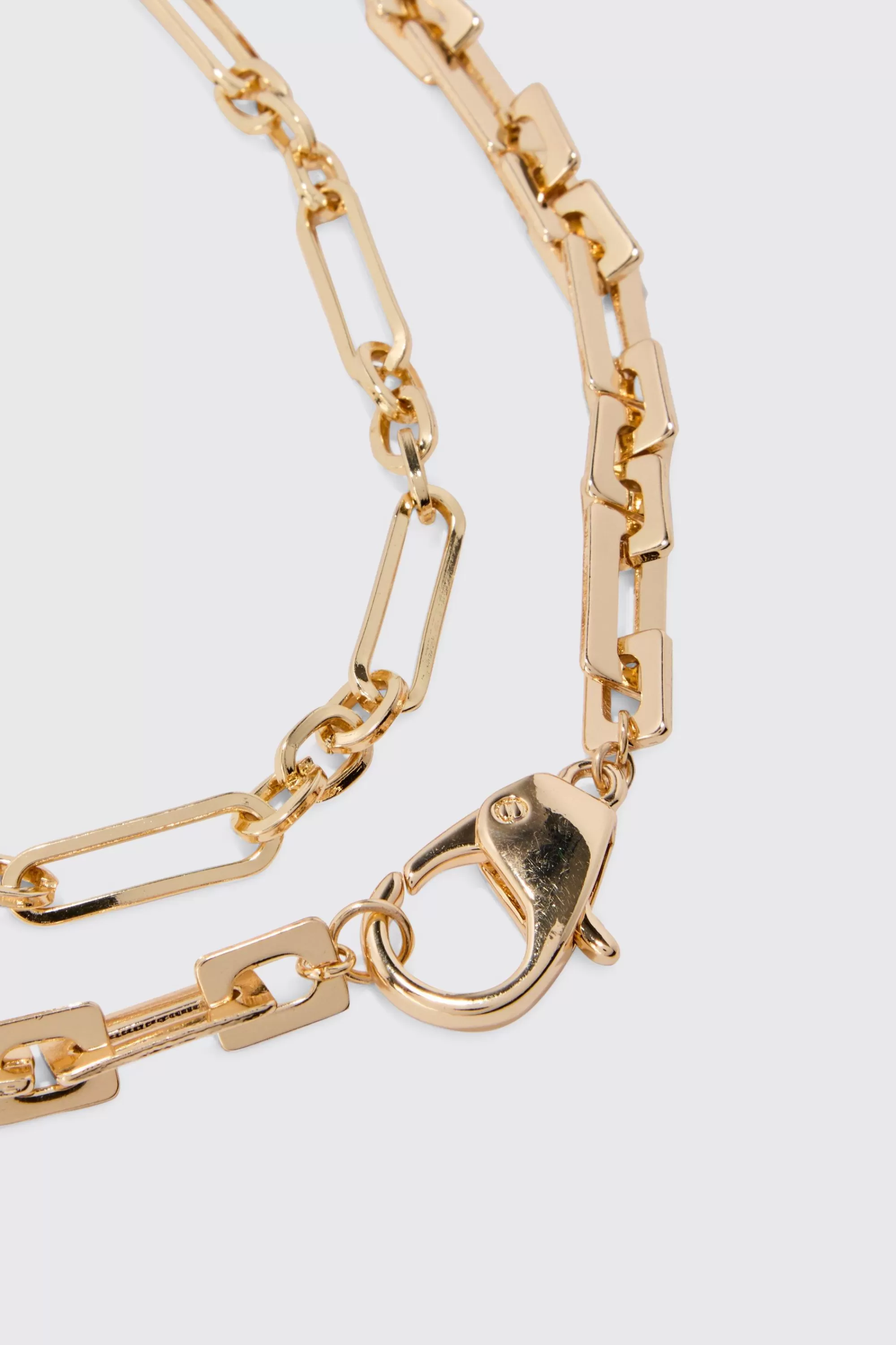 boohooMAN Clip Detail Chain Necklace | UK