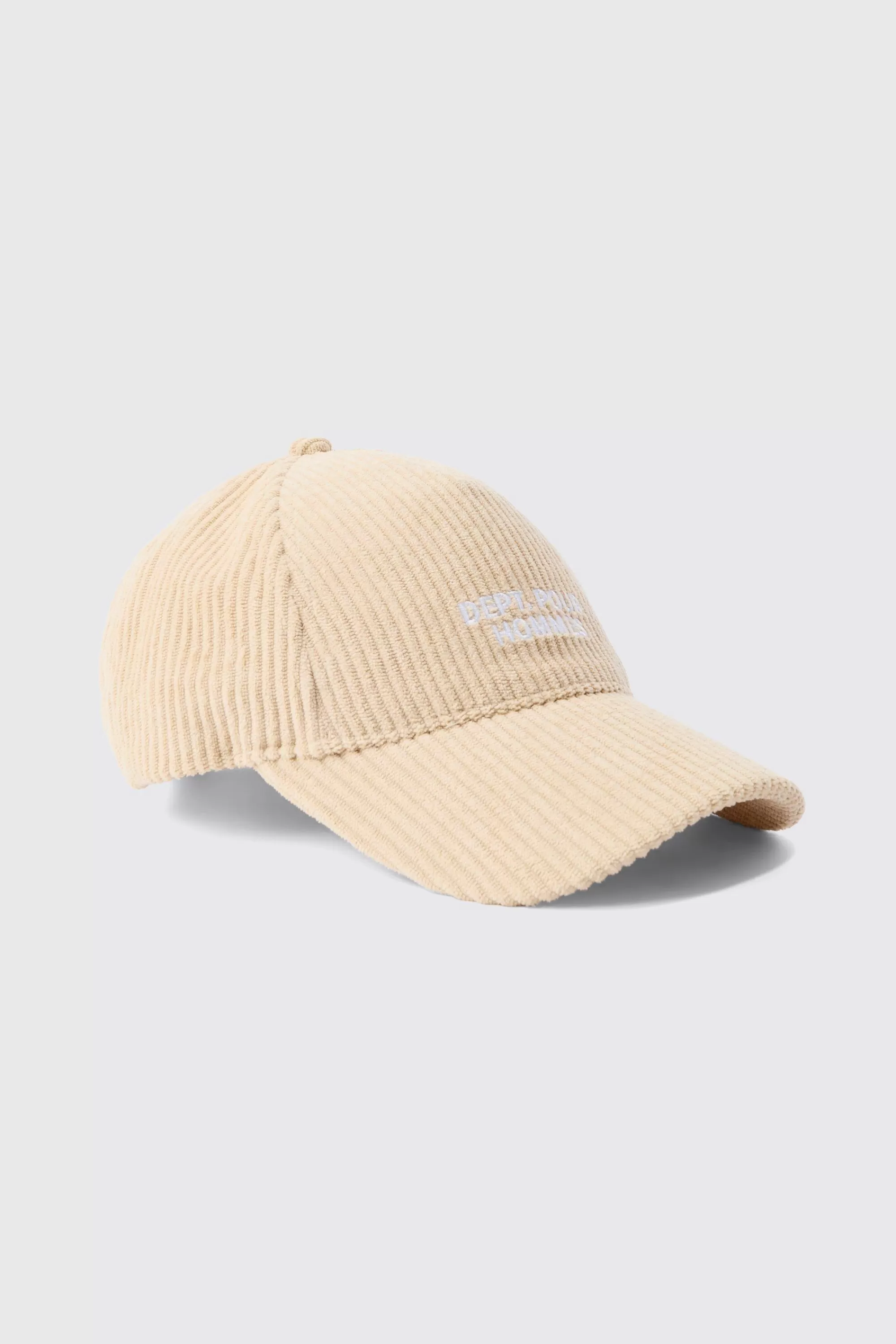 boohooMAN Cord Homme Embroidered Cap In | UK