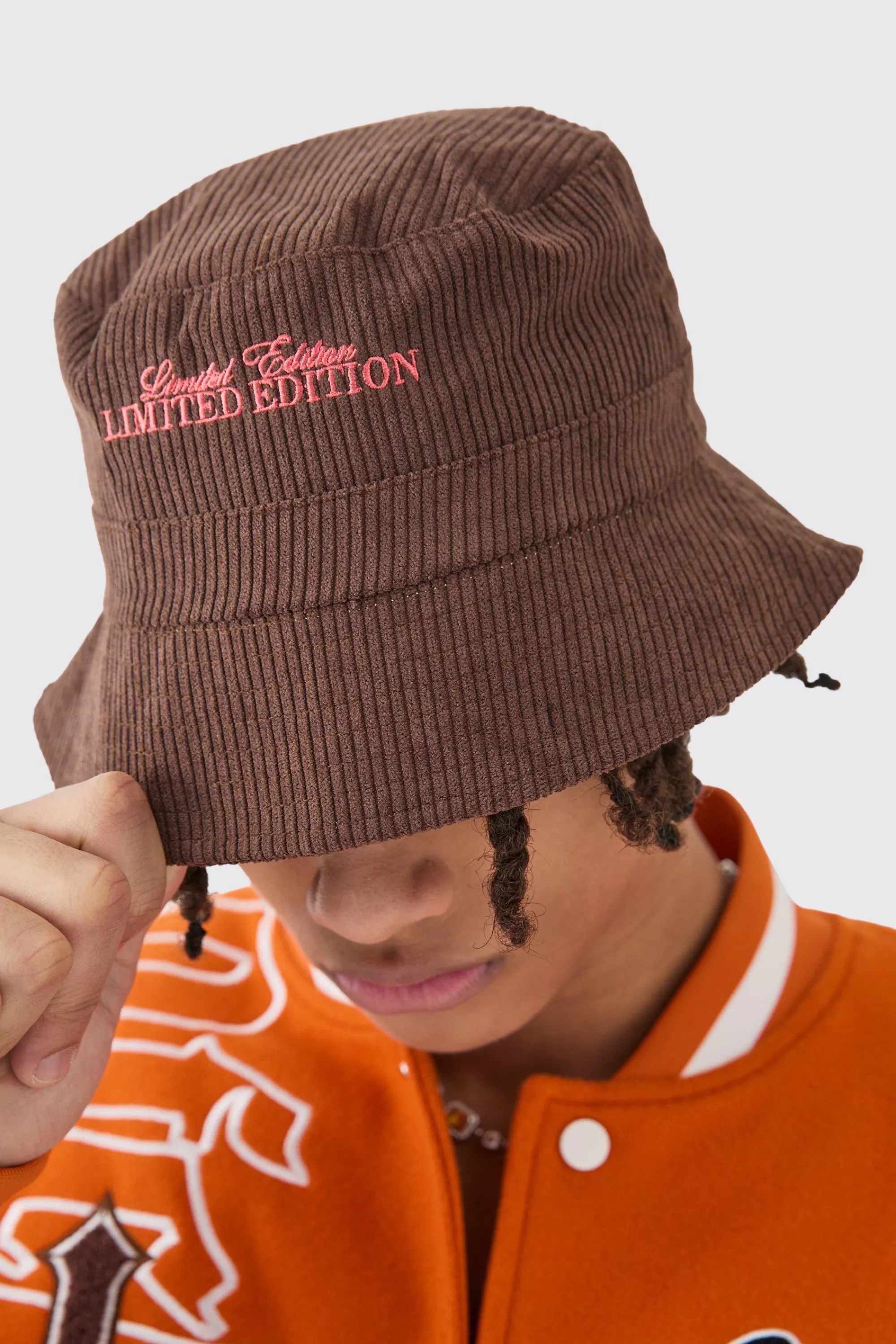 boohooMAN Corduroy Bucket Hat In | UK