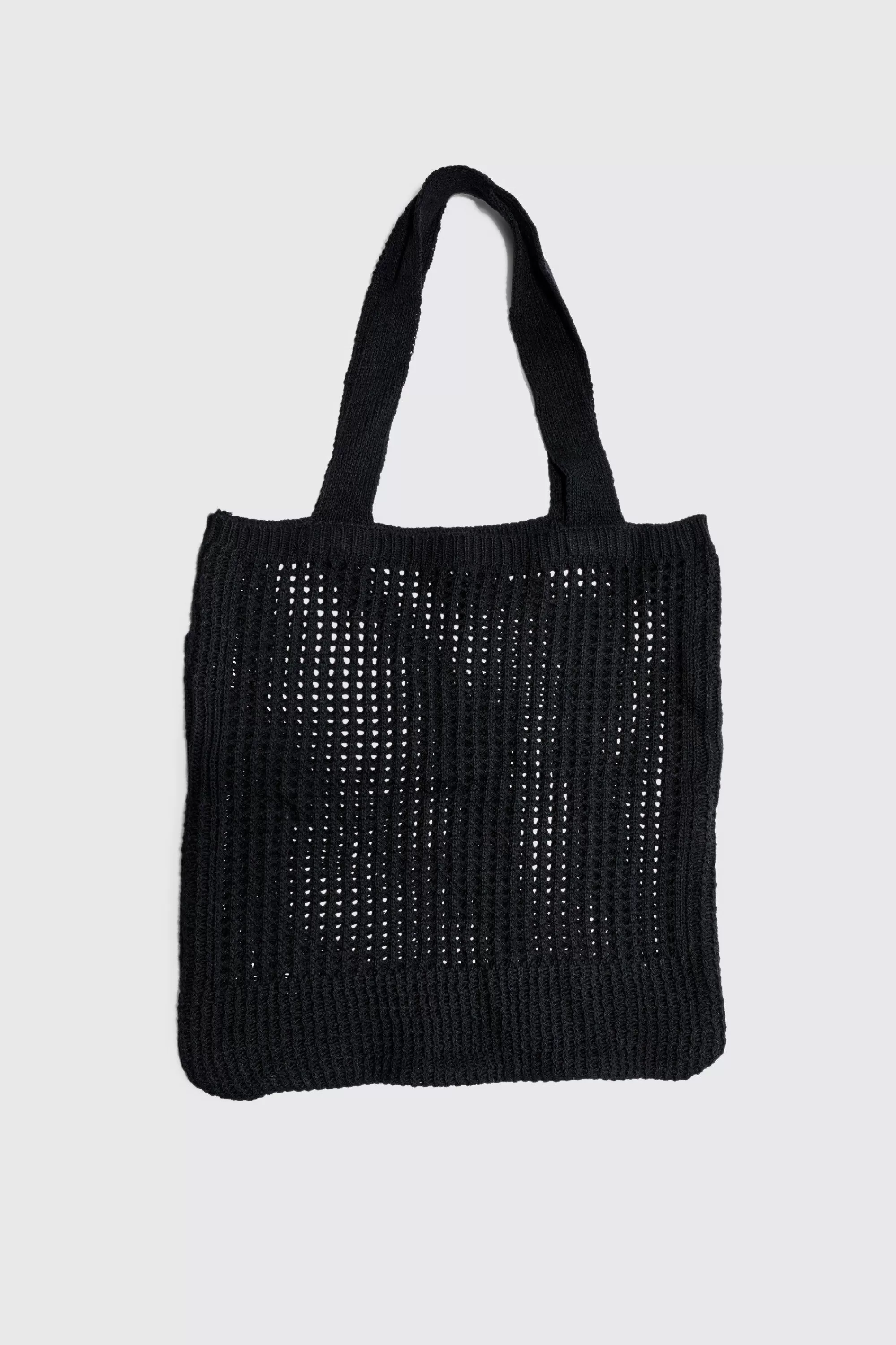 boohooMAN Crochet Tote Bag In | UK