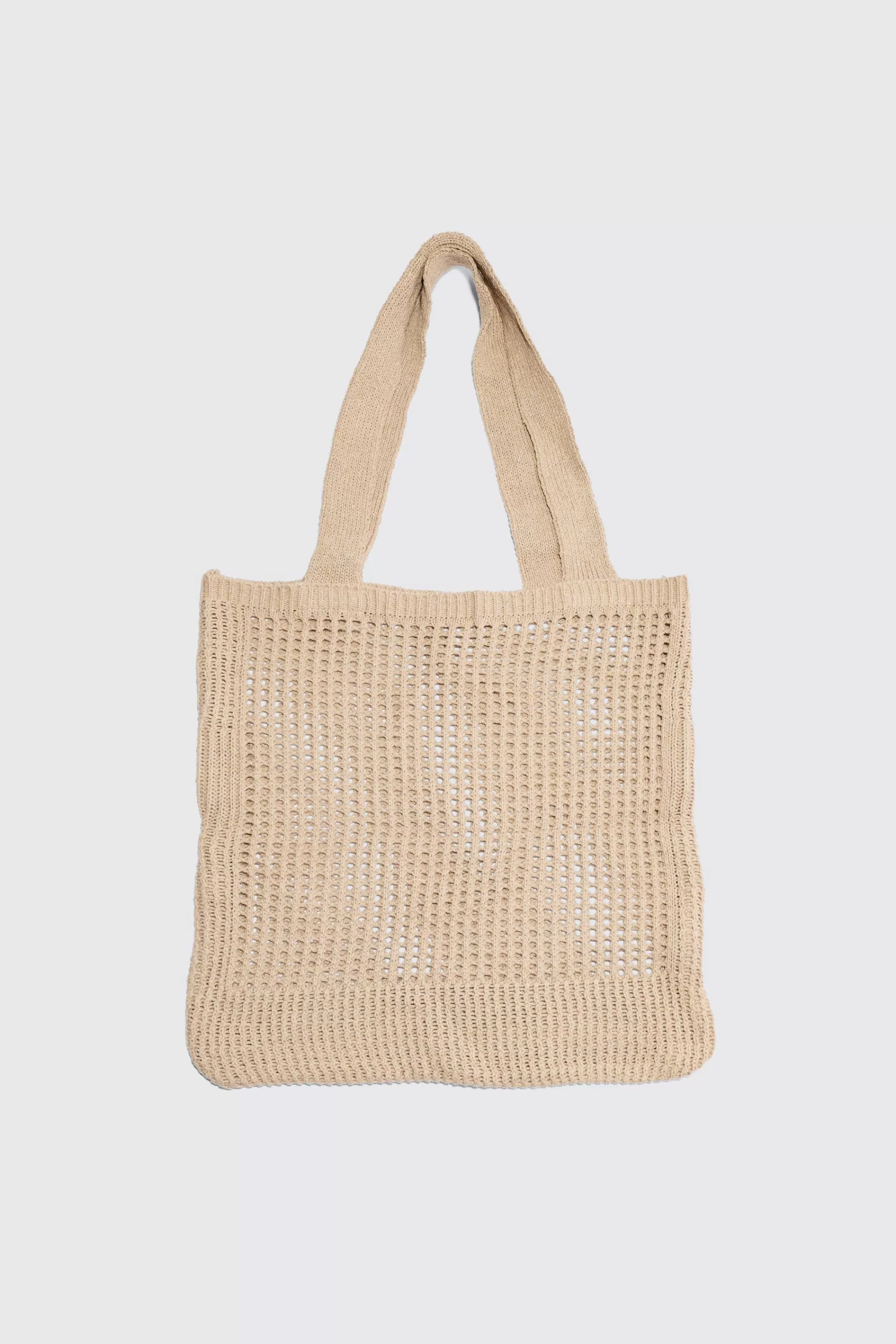 boohooMAN Crochet Tote Bag In | UK