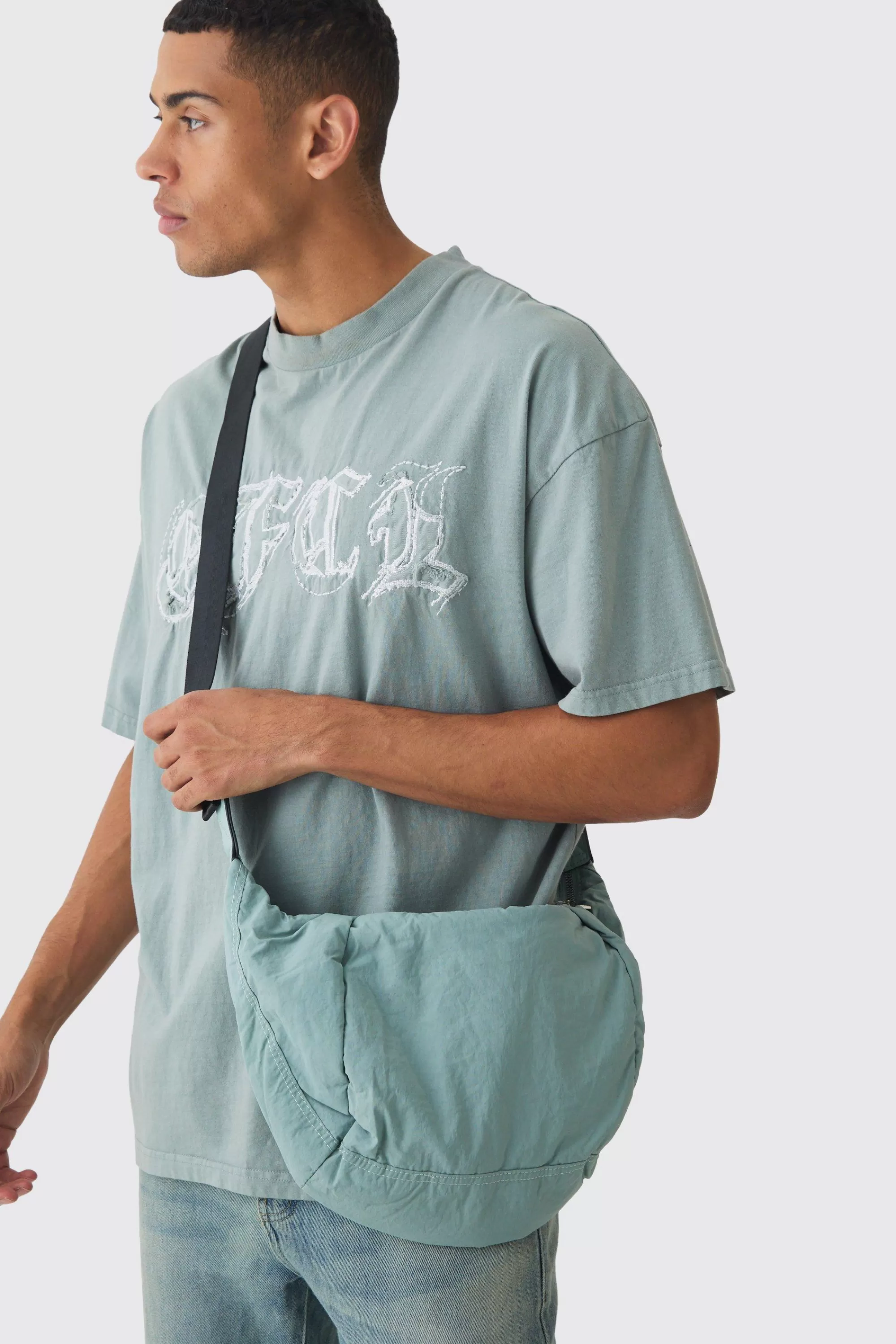 boohooMAN Cross Body Sling Bag | UK
