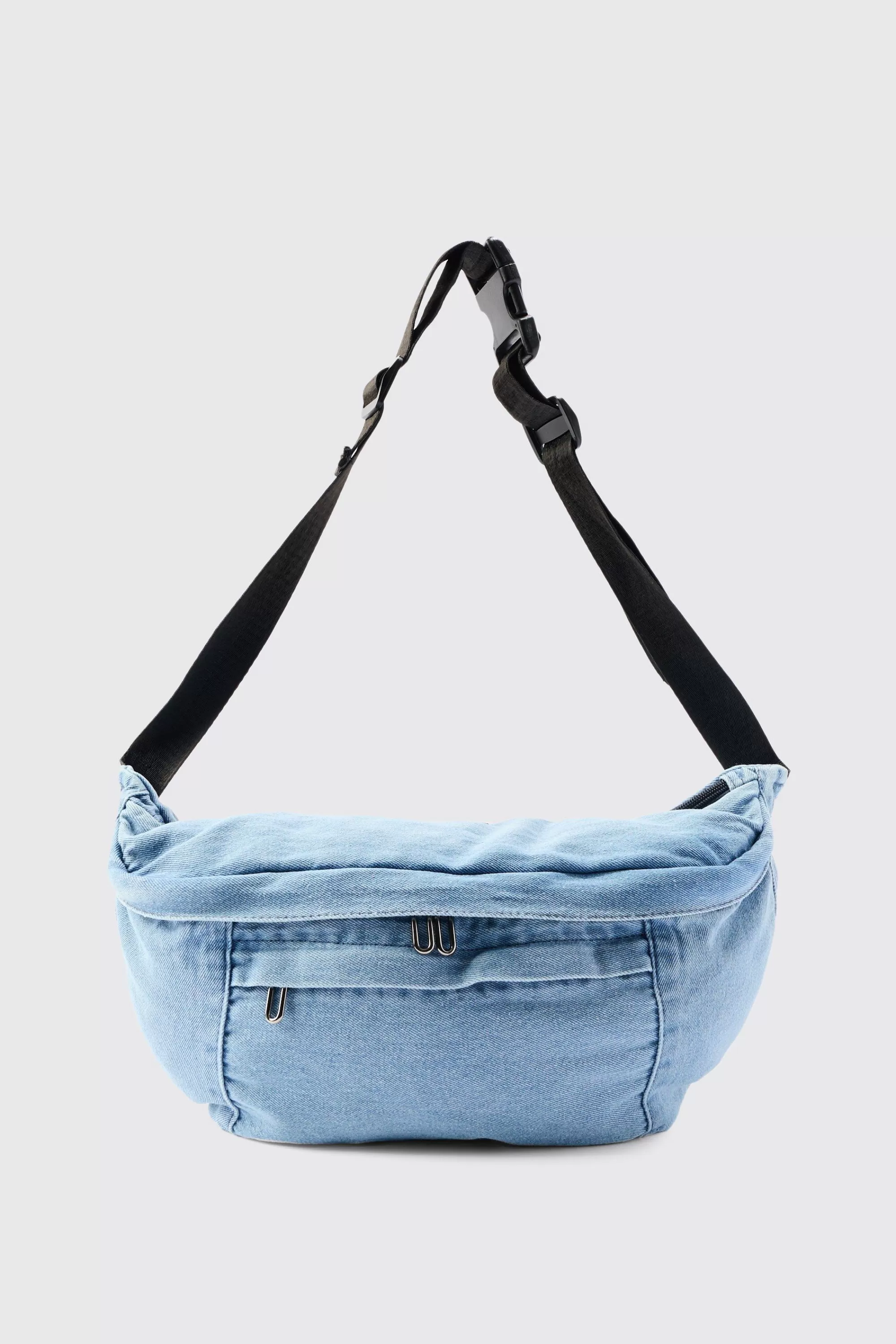 boohooMAN Denim Sling Bag | UK