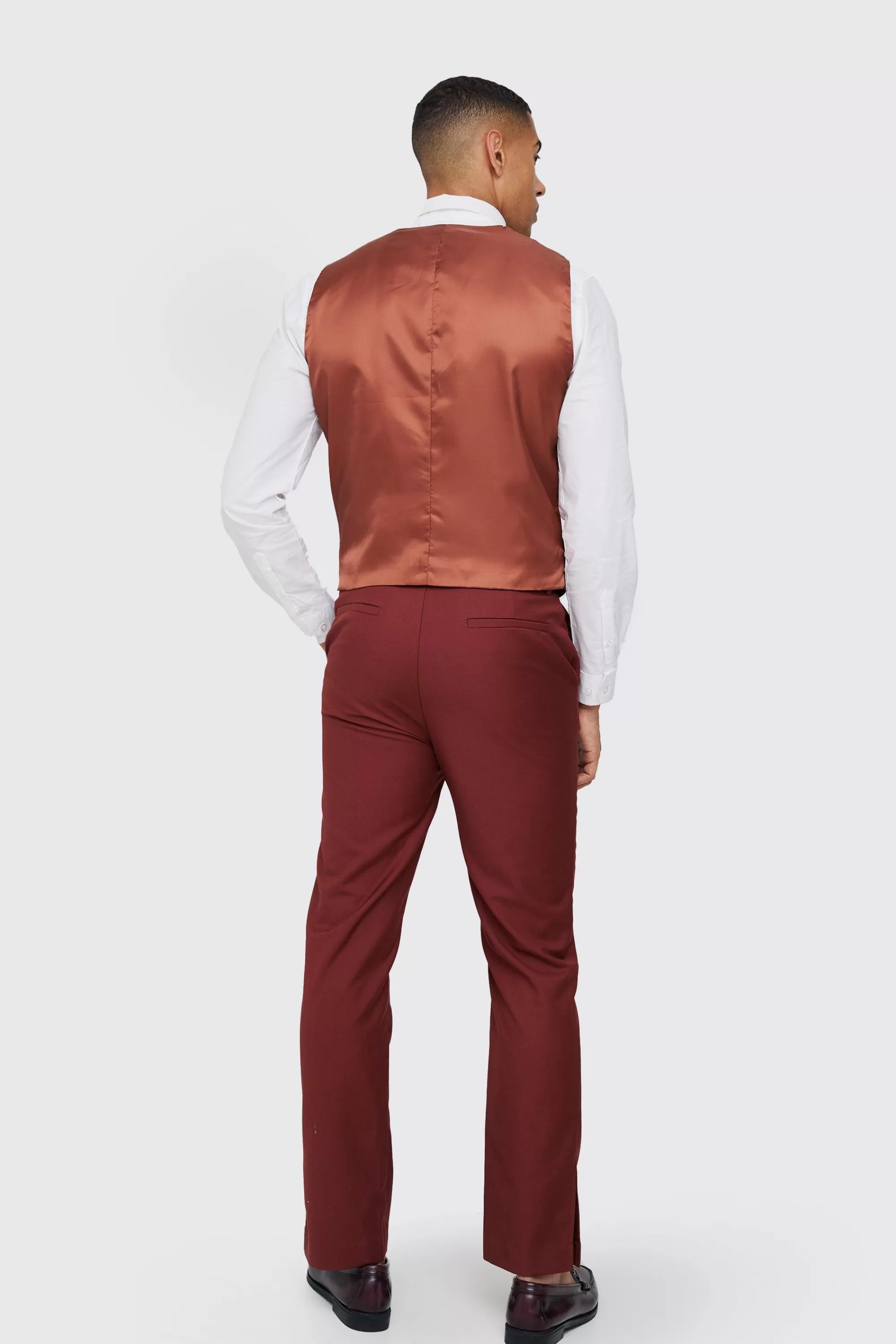 boohooMAN Double Breasted Waistcoat | UK