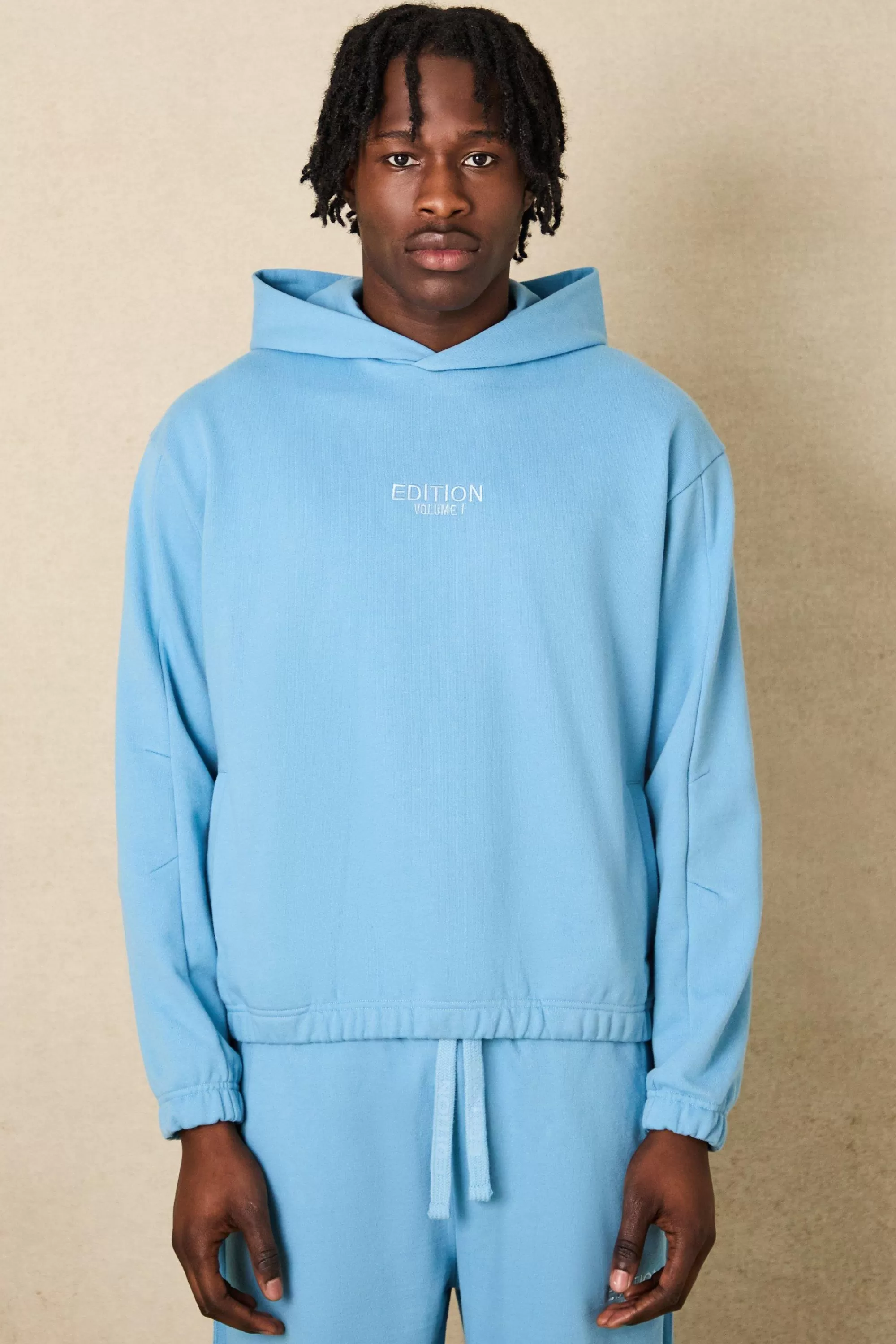 boohooMAN EDITION Oversized Boxy Heavyweight Hoodie | UK
