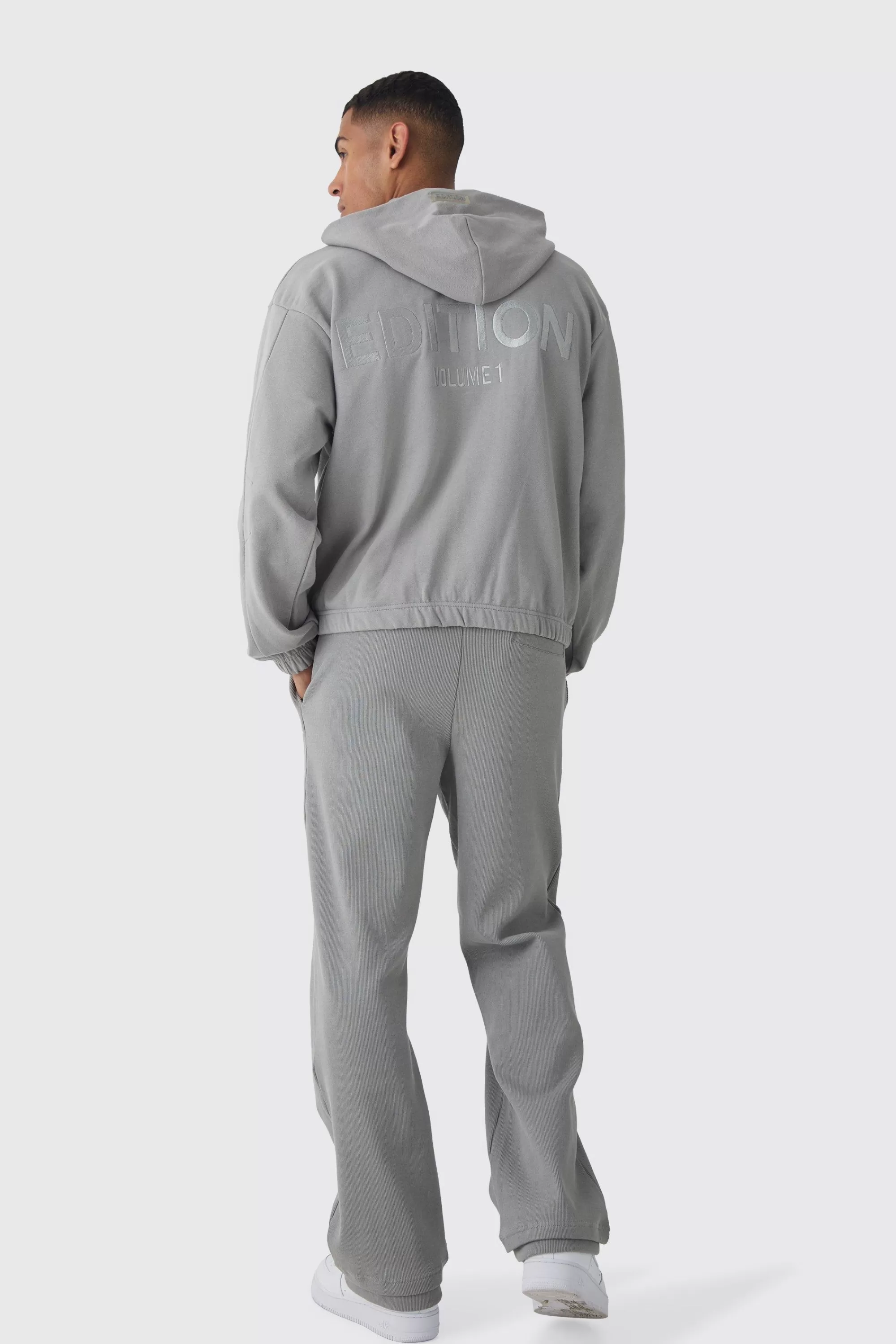 boohooMAN EDITION Oversized Boxy Heavyweight Hoodie | UK