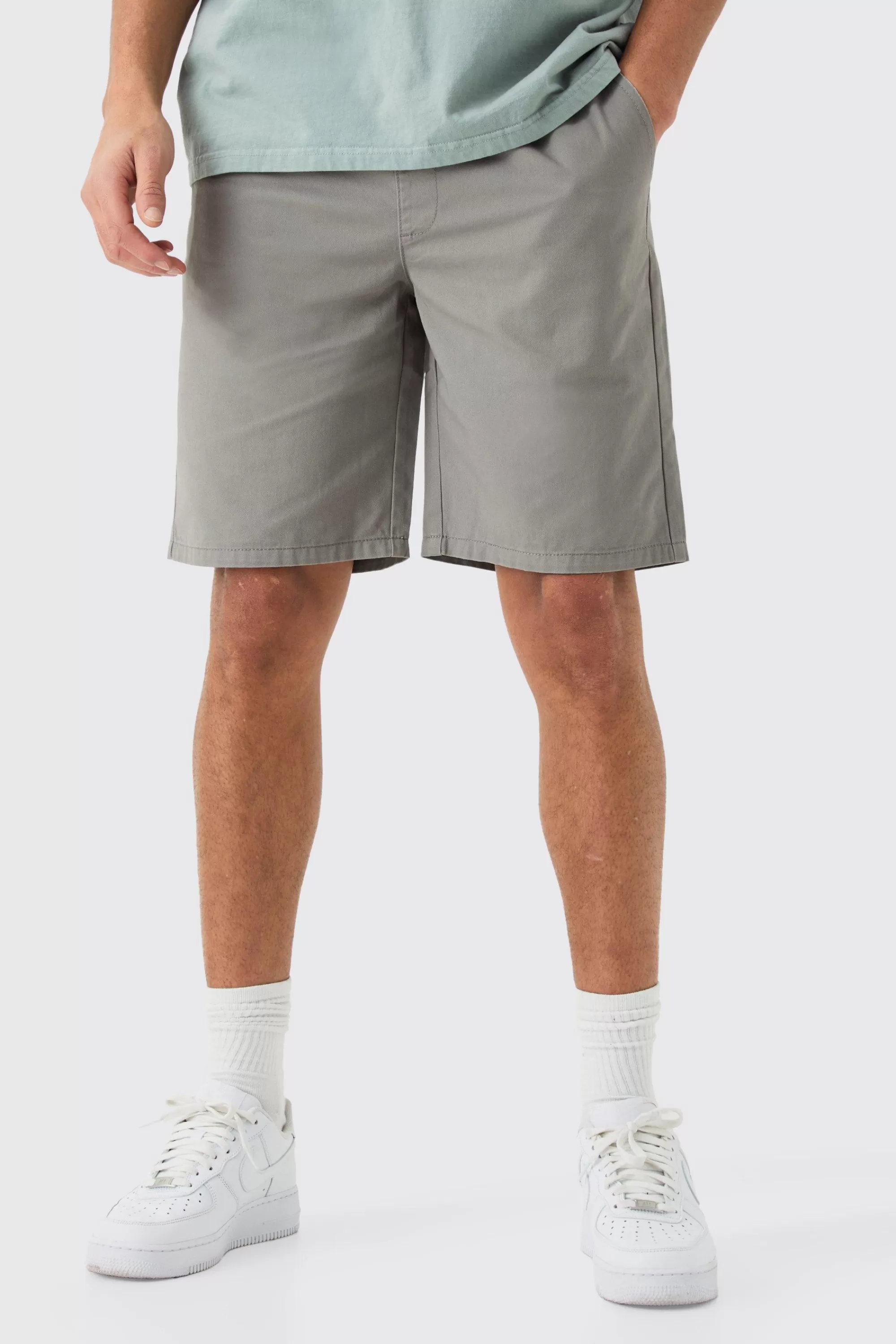 boohooMAN Elasticated Waist Relaxed Fit Shorts | UK