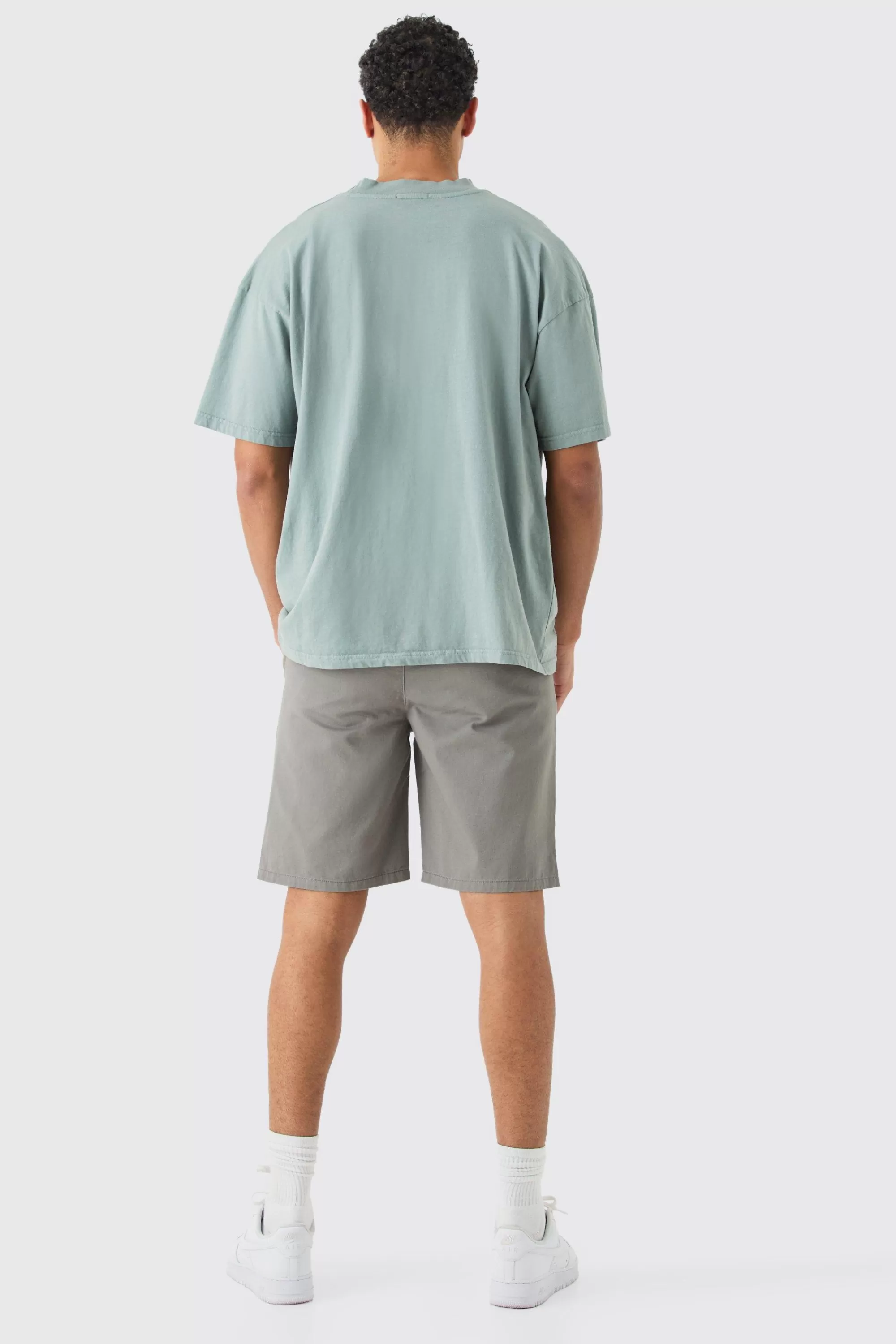boohooMAN Elasticated Waist Relaxed Fit Shorts | UK