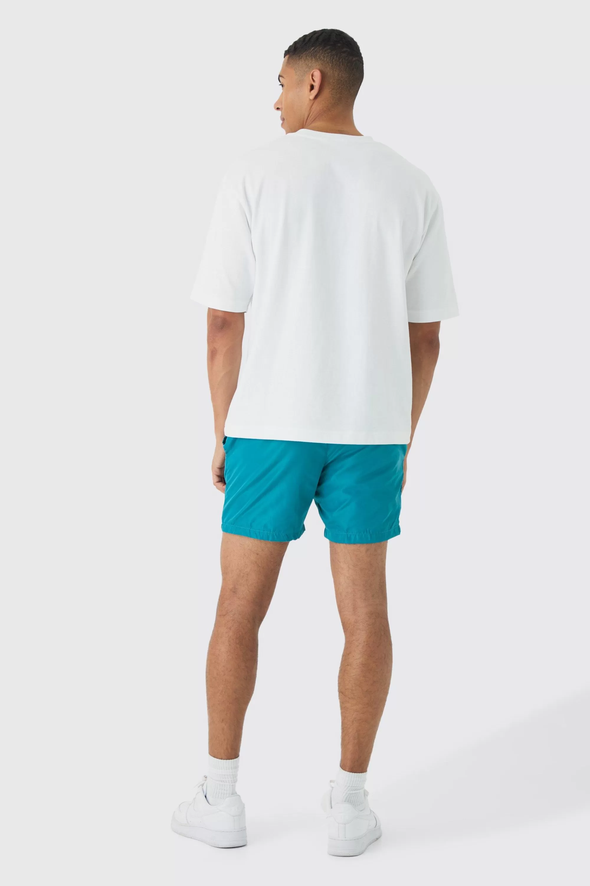 boohooMAN Elasticated Waist Toggle Shorts | UK