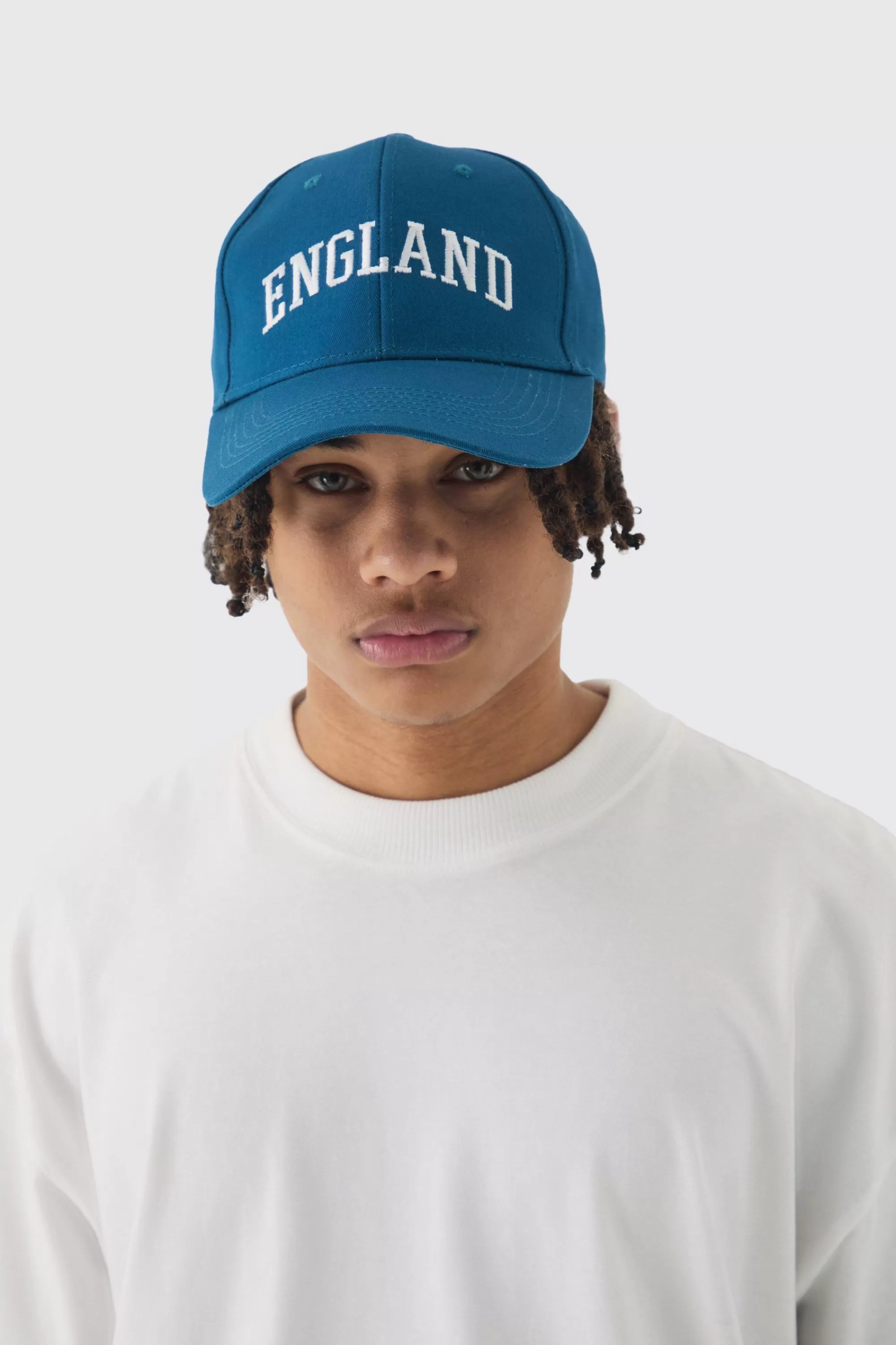 boohooMAN England Embroidered Cap In | UK