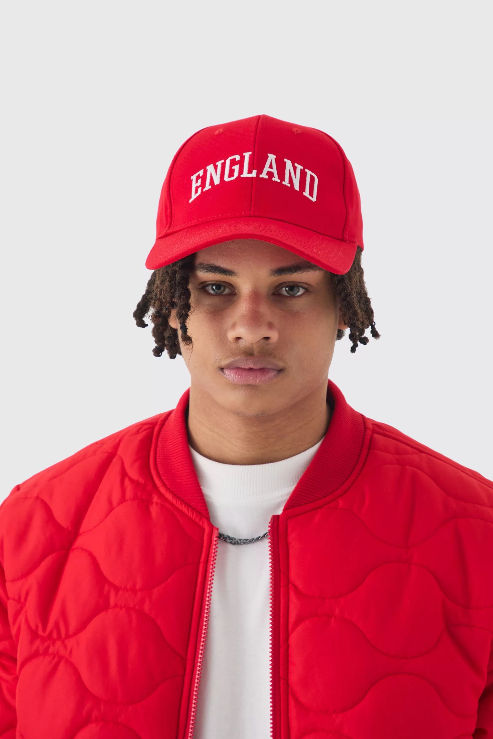 boohooMAN England Embroide Cap In | UK