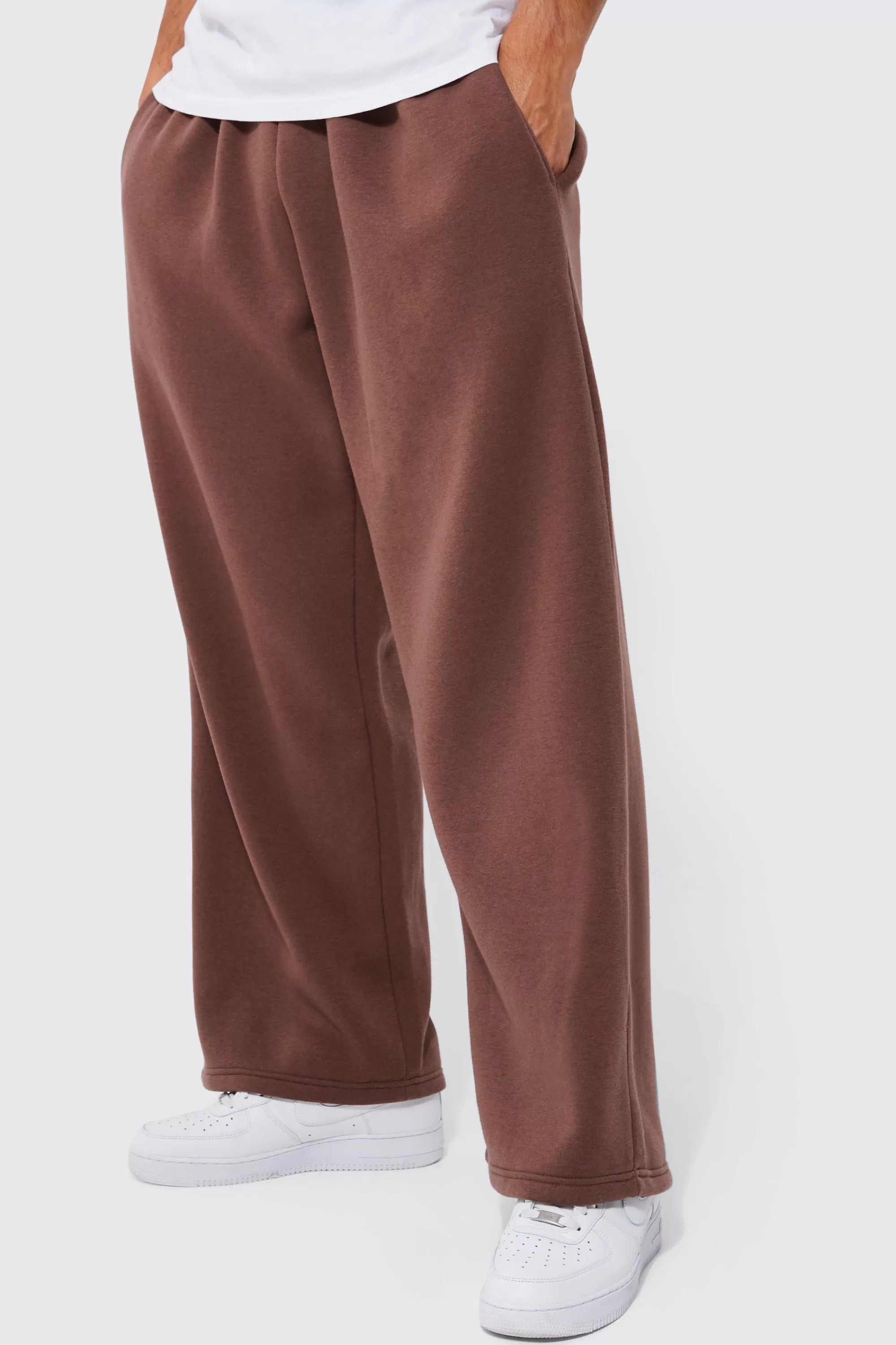 boohooMAN Extreme Wide Leg Basic Jogger | UK