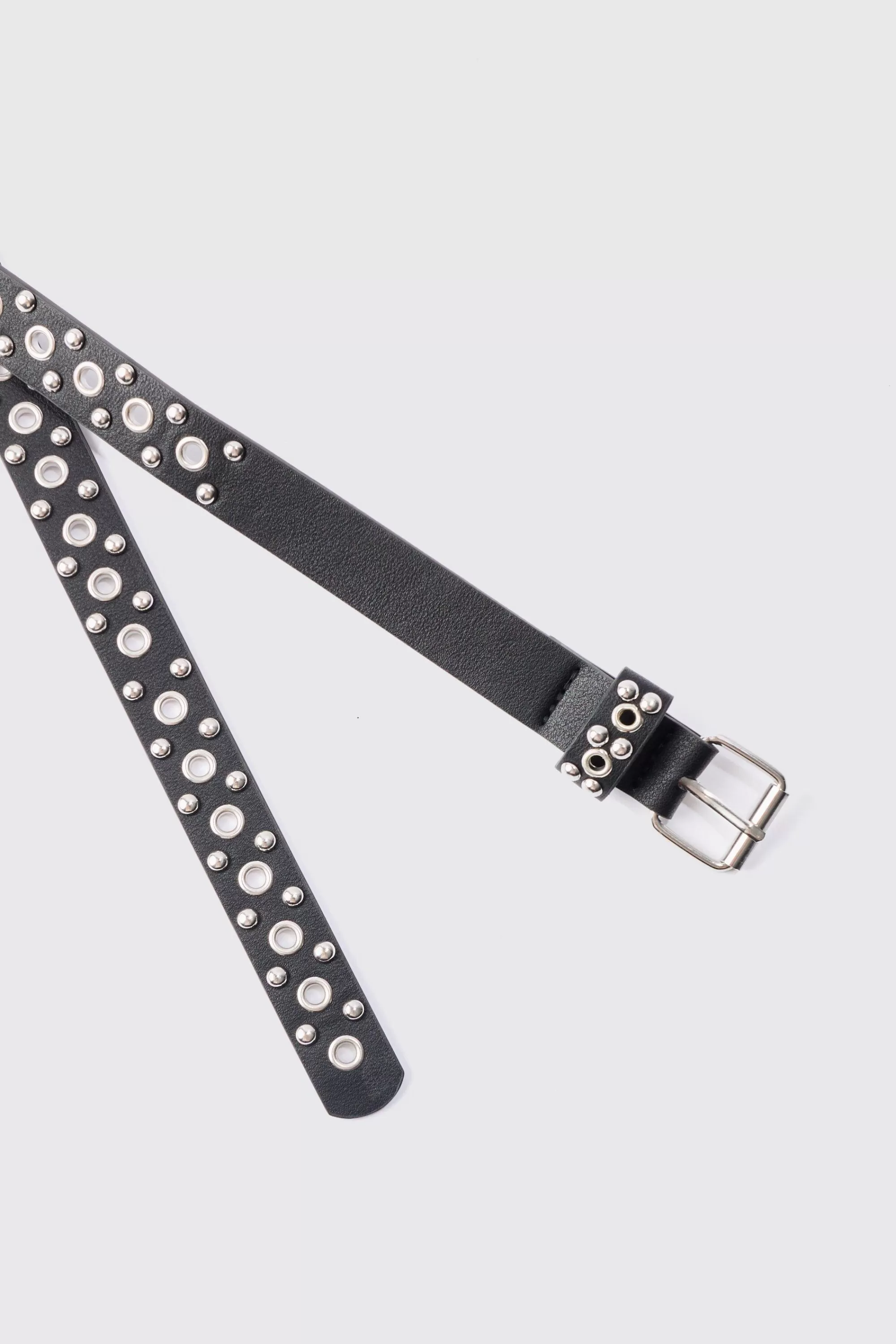 boohooMAN Eyelet Belt In | UK