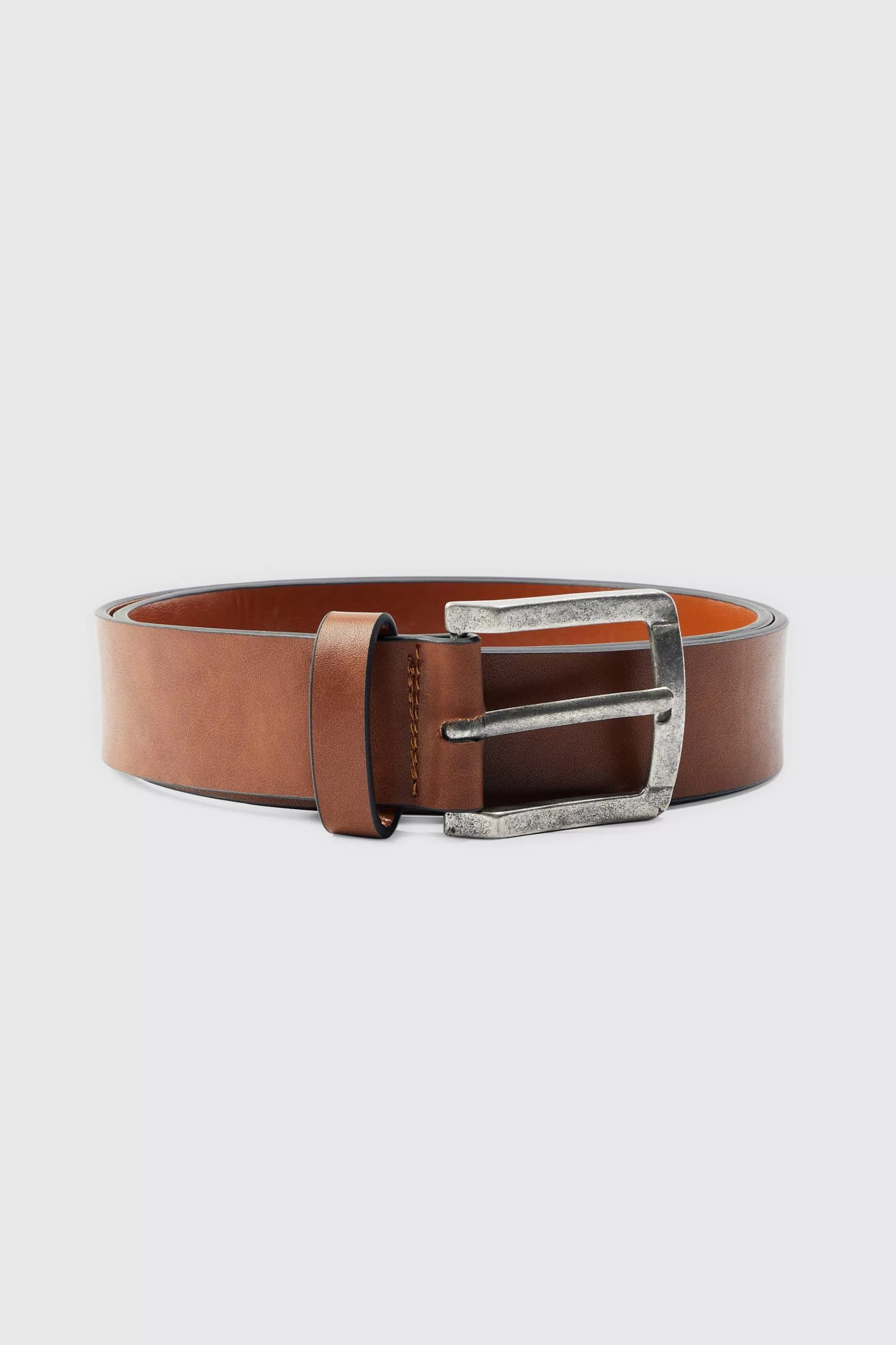 boohooMAN Faux Leather Belt | UK