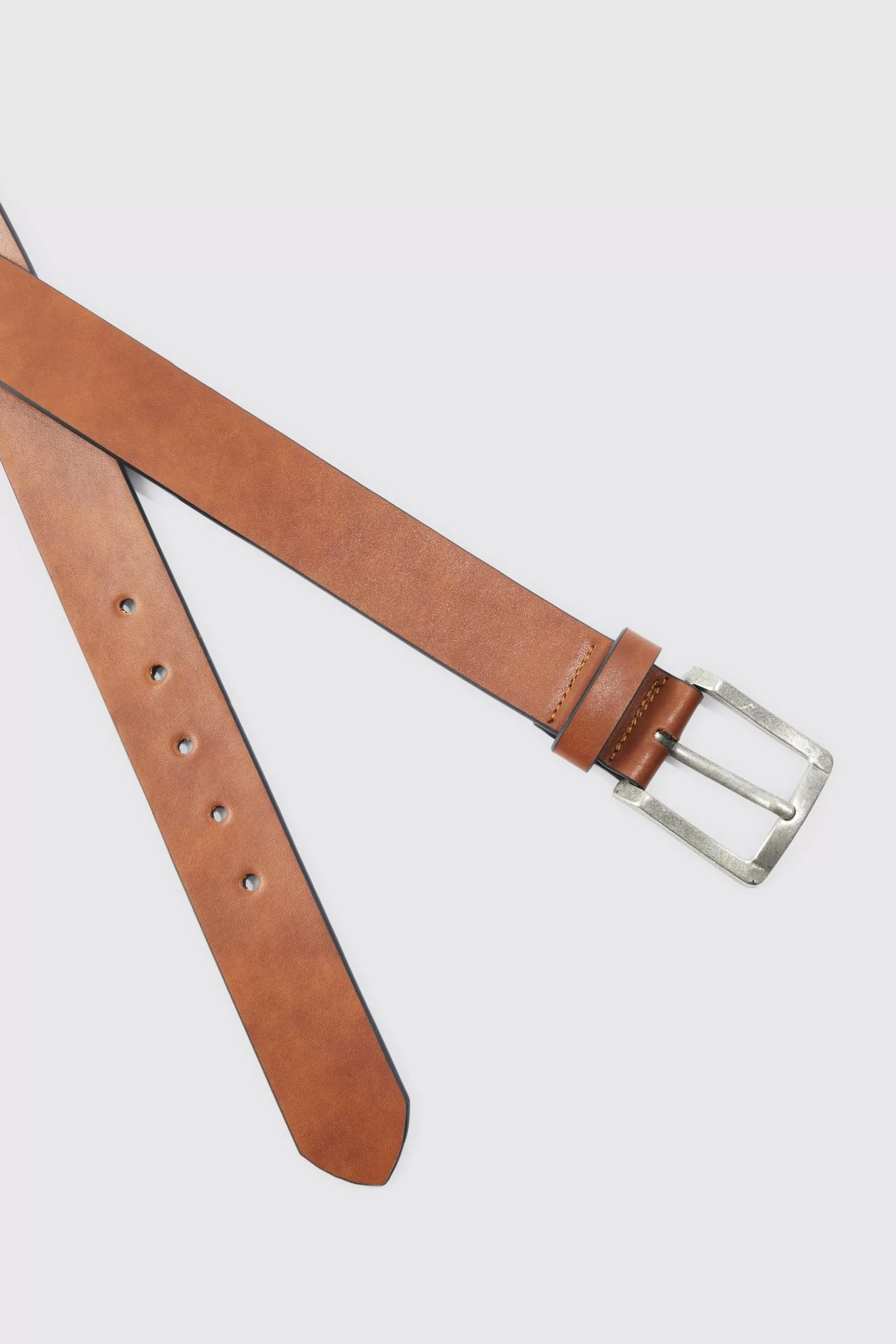 boohooMAN Faux Leather Belt | UK