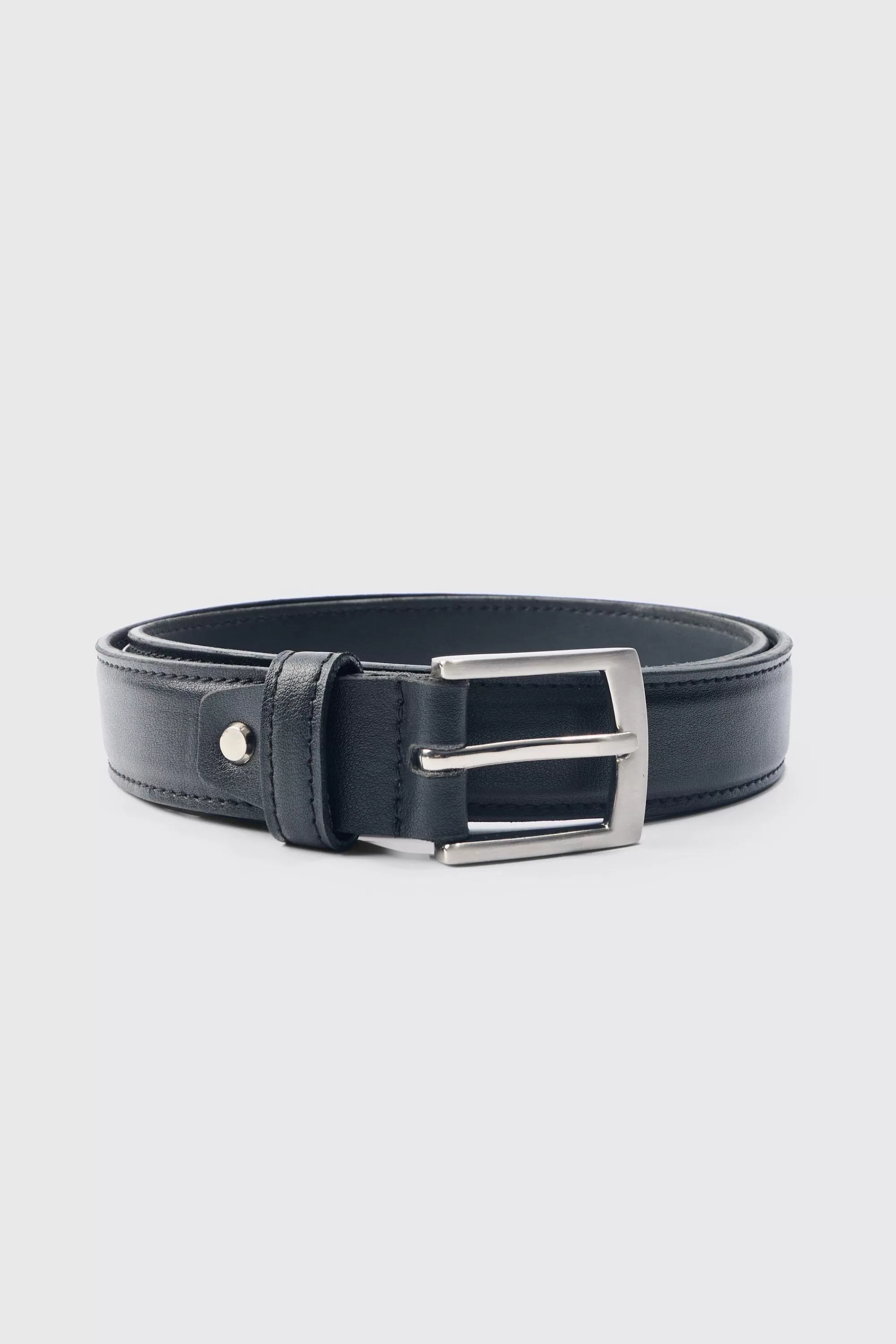 boohooMAN Faux Leather Belt In | UK