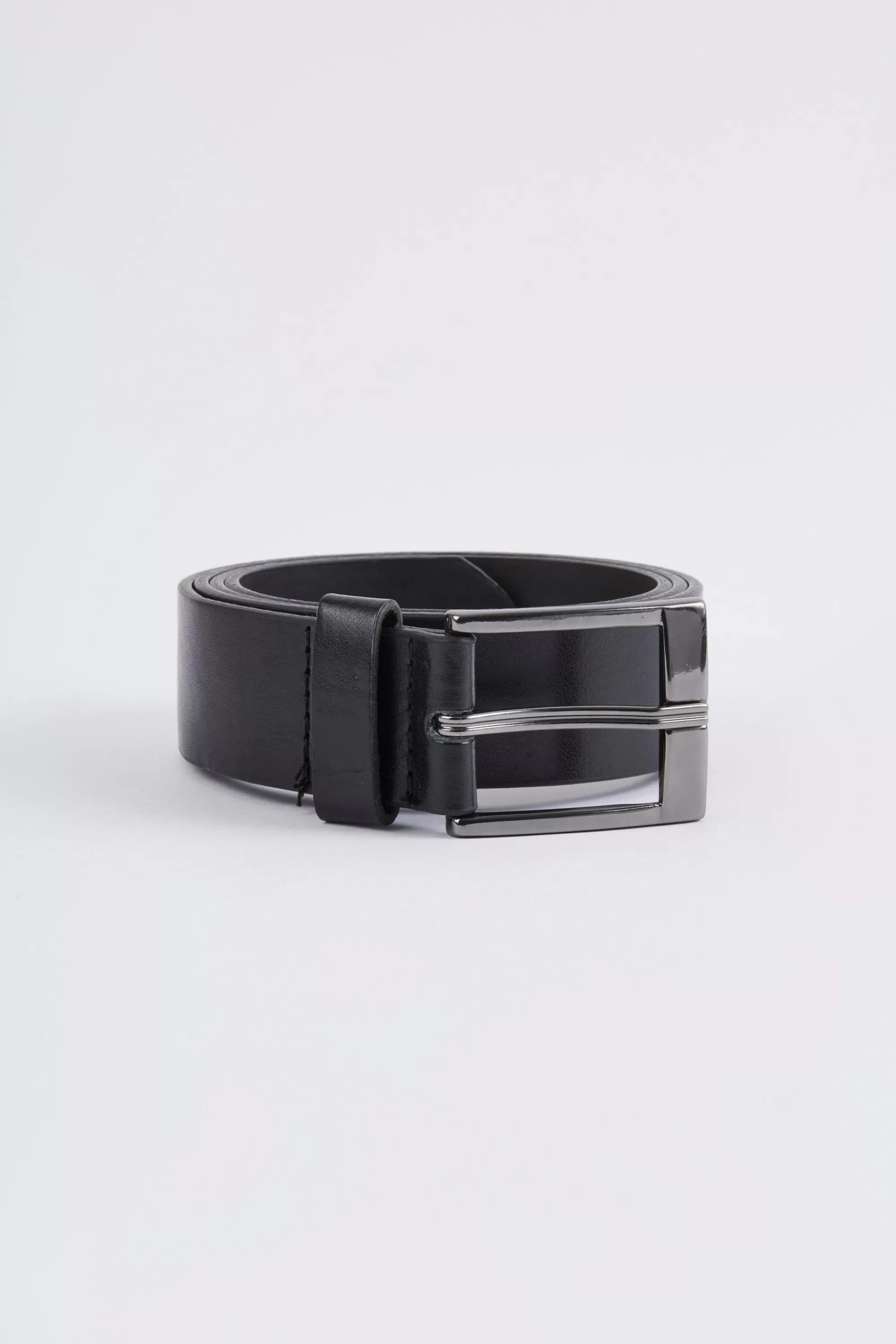boohooMAN Faux Leather Smart Belt | UK