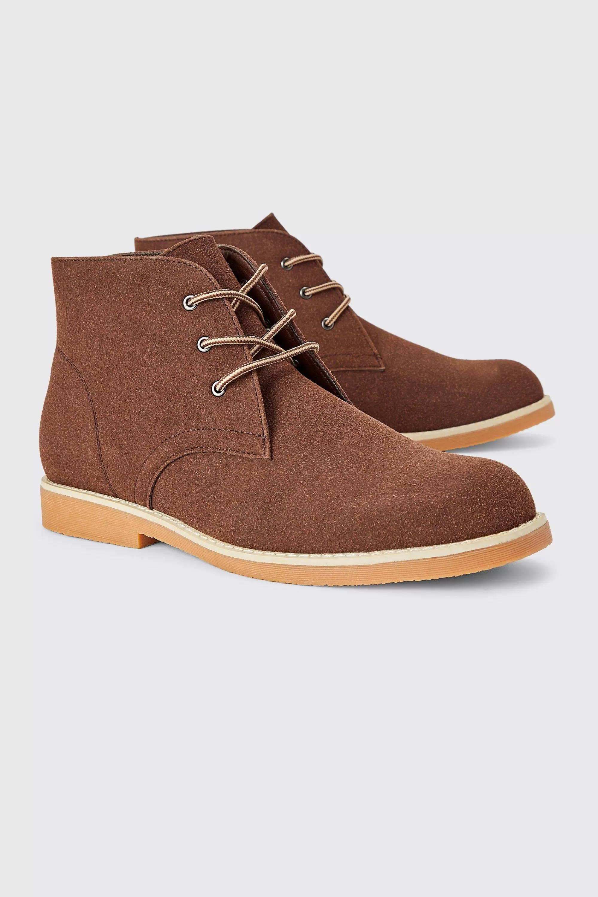 boohooMAN Faux Suede Chukka Boot | UK