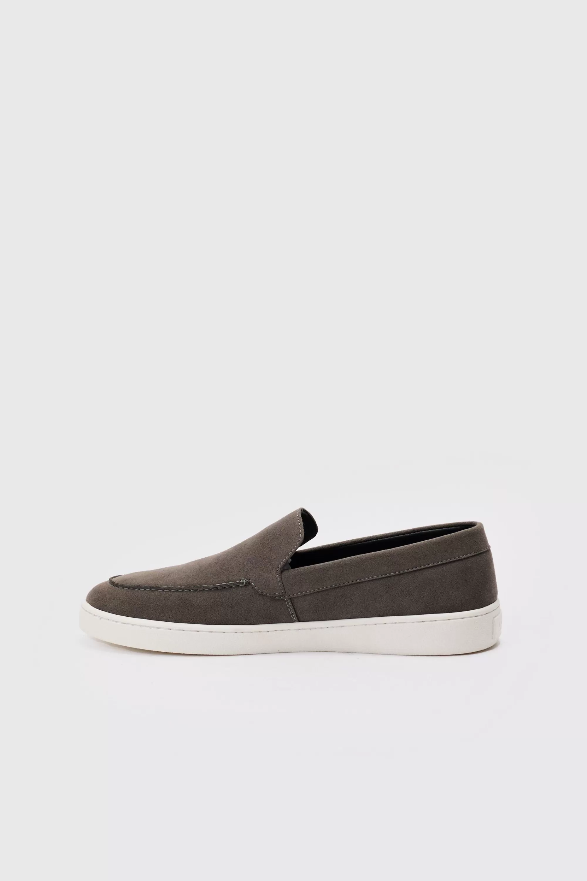 boohooMAN Faux Suede Slip On Loafer In | UK