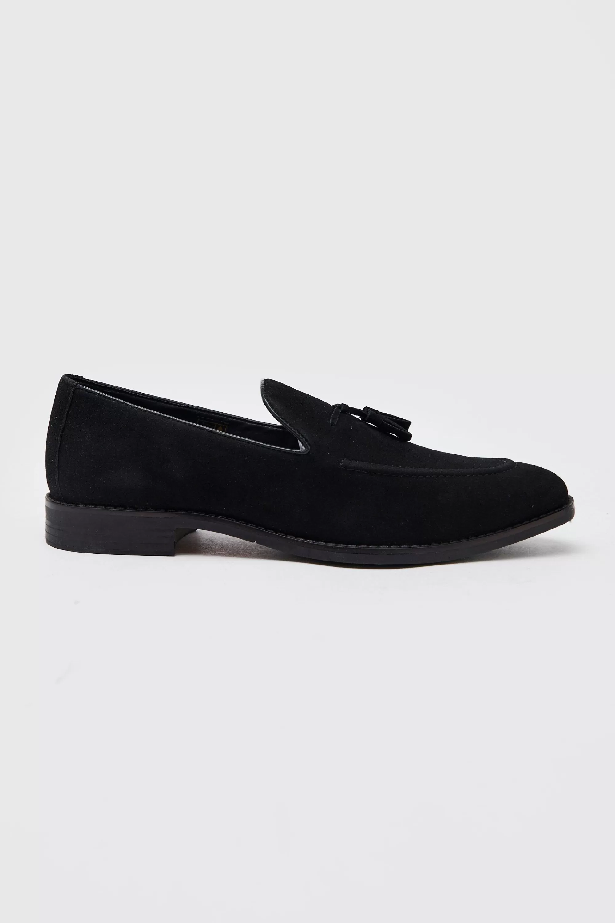 boohooMAN Faux Suede Tassel Loafer | UK