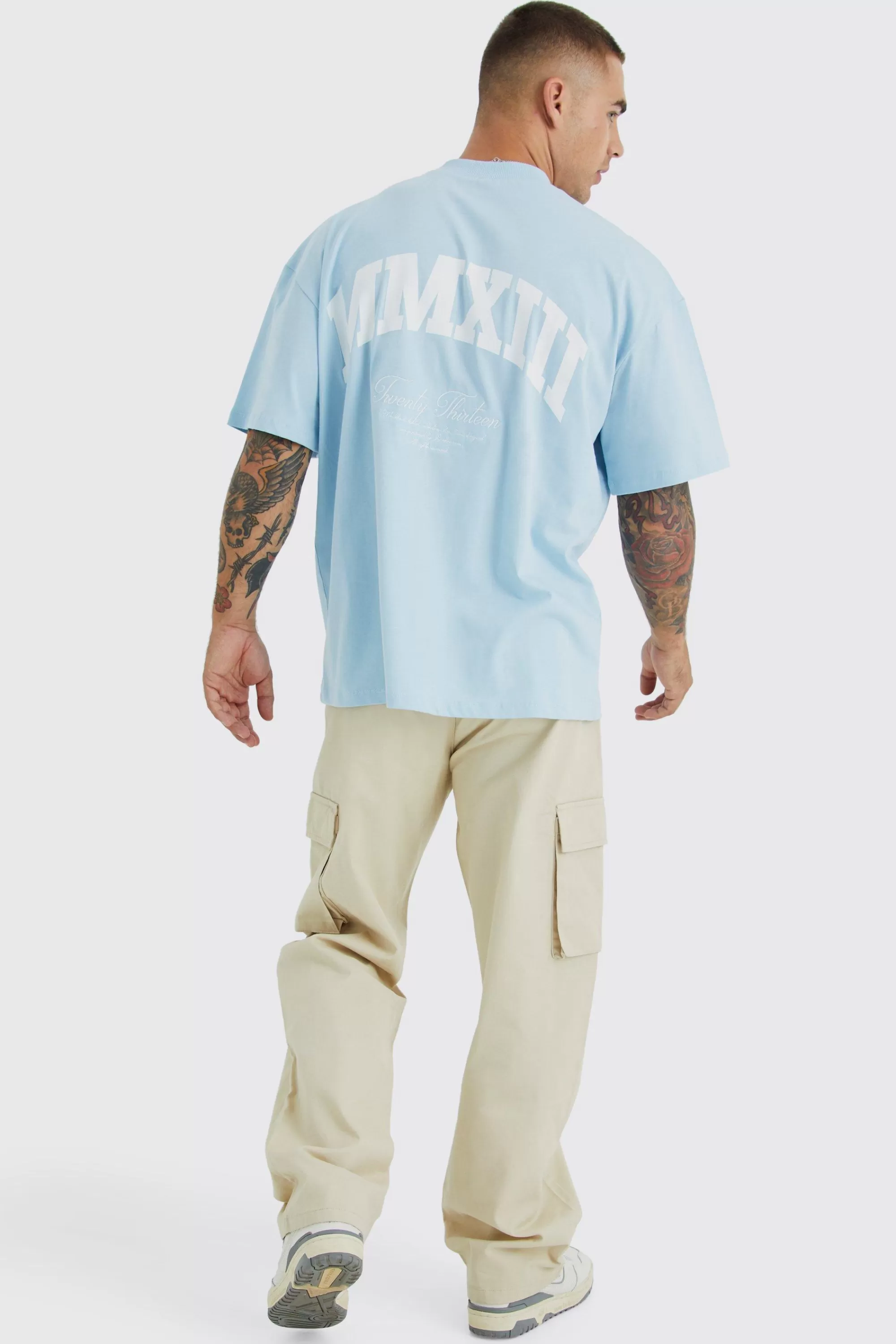 boohooMAN Fixed Waist Relaxed Fit Cargo Trouser | UK