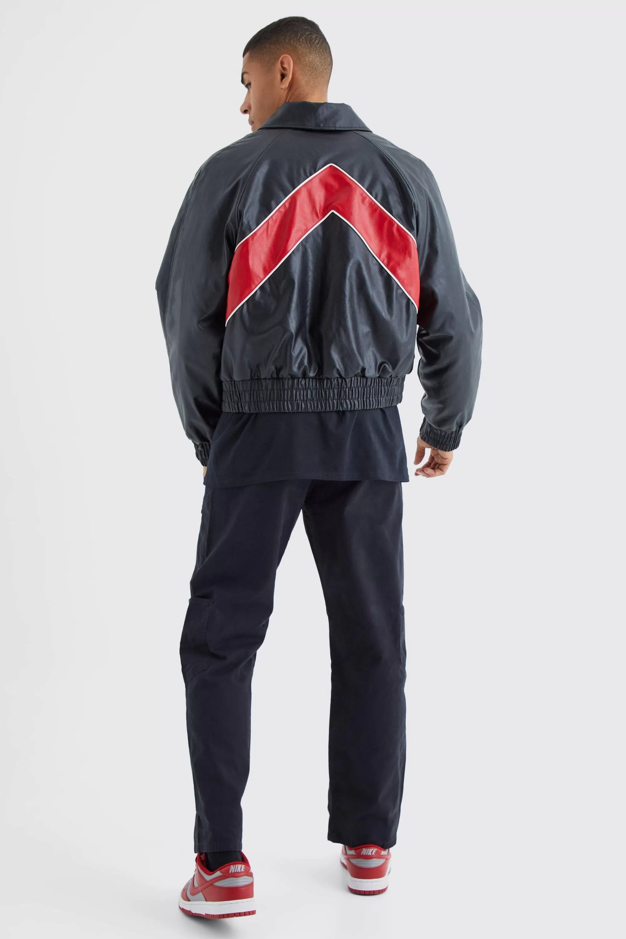 boohooMAN Fixed Waist Relaxed Washed Carpenter Cargo | UK