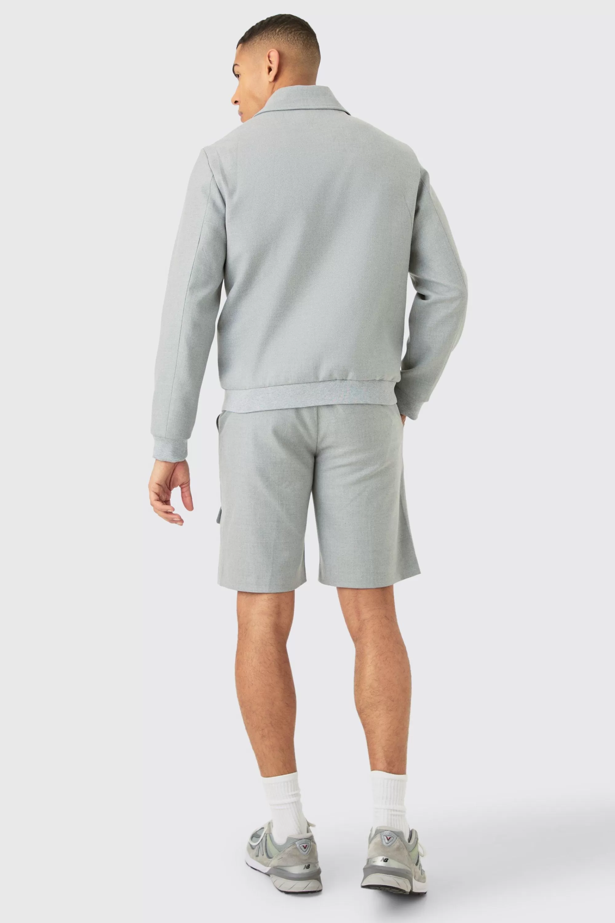 boohooMAN Fixed Waist Smart Cargo Shorts | UK