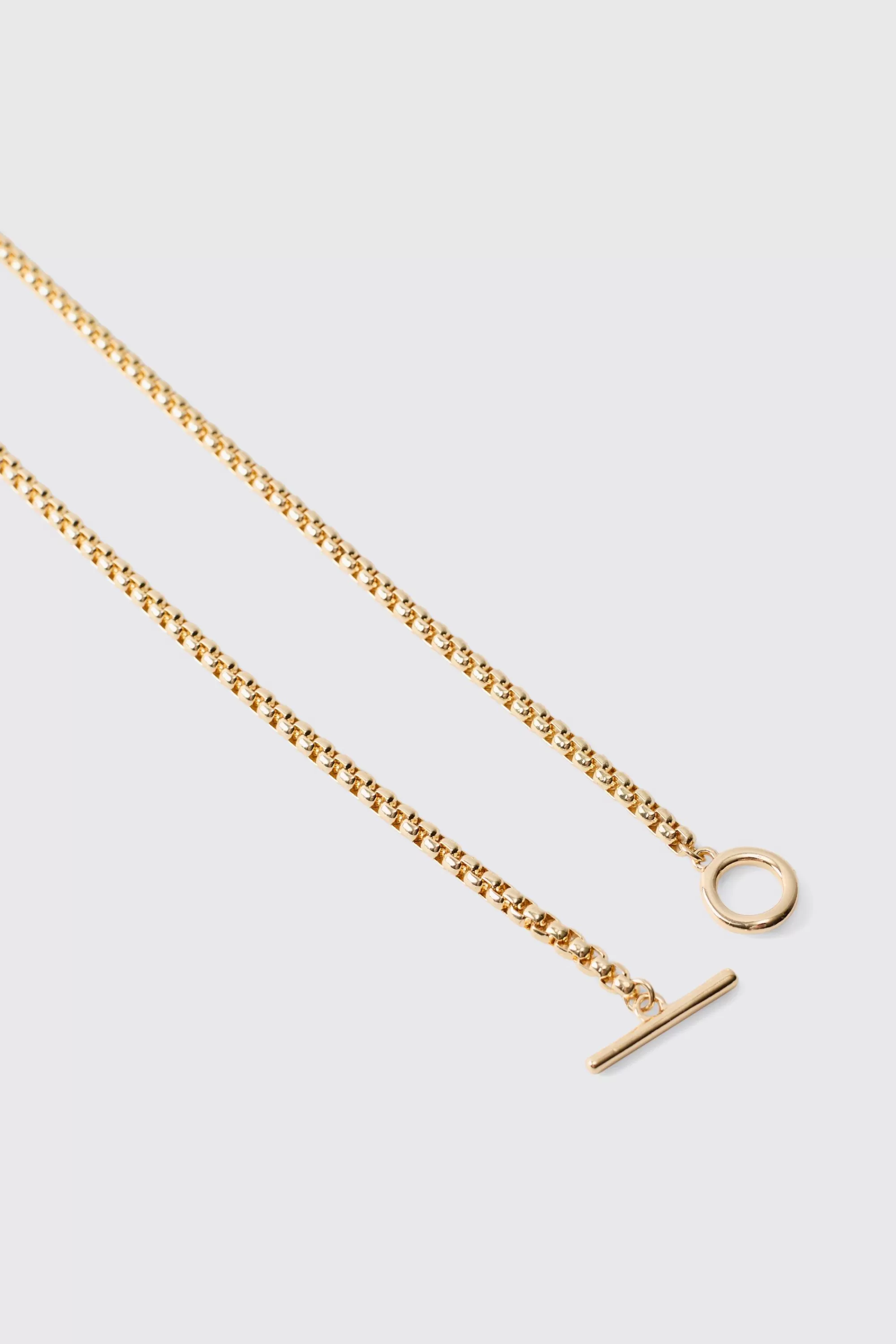 boohooMAN Necklace With Coin Pendant | UK