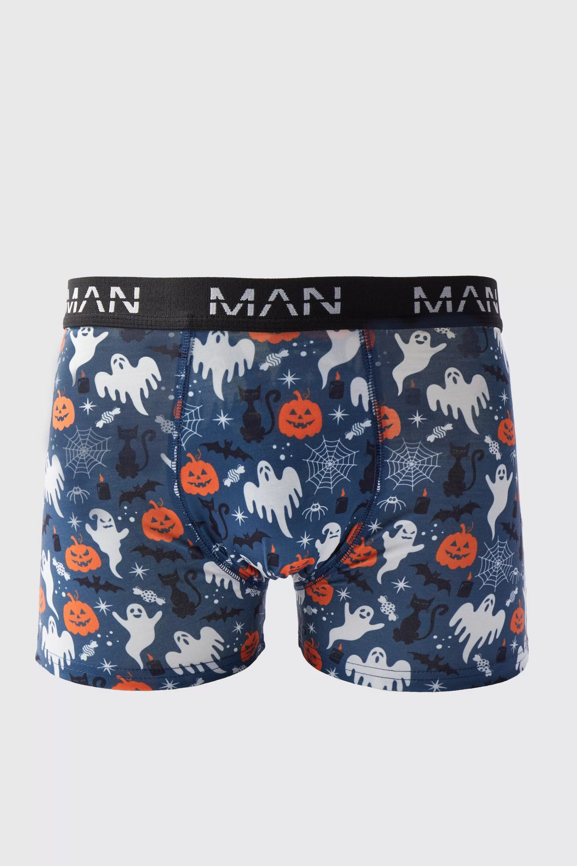 boohooMAN Halloween Spooky Print Boxers | UK