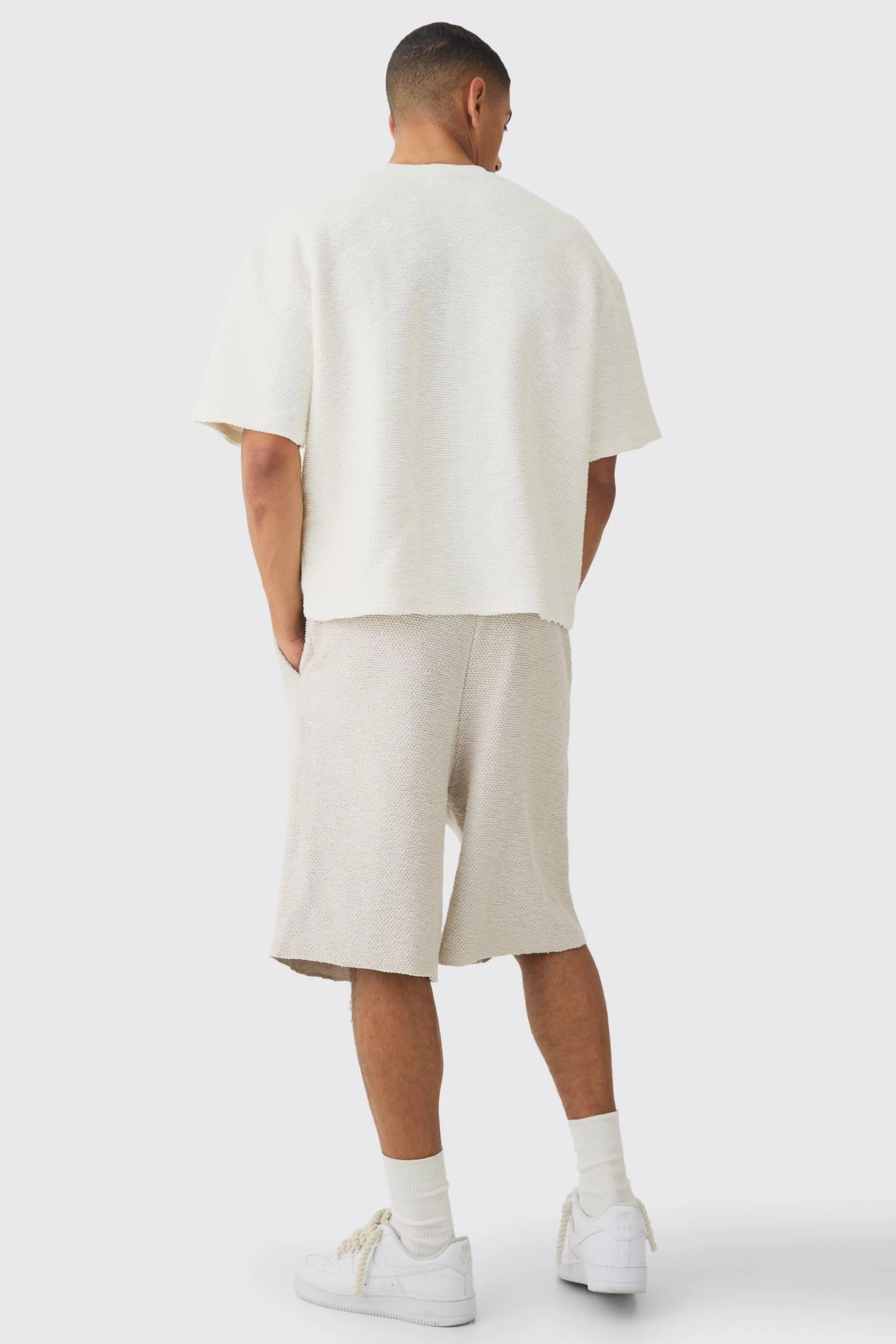 boohooMAN Heavy Boucle Jort | UK