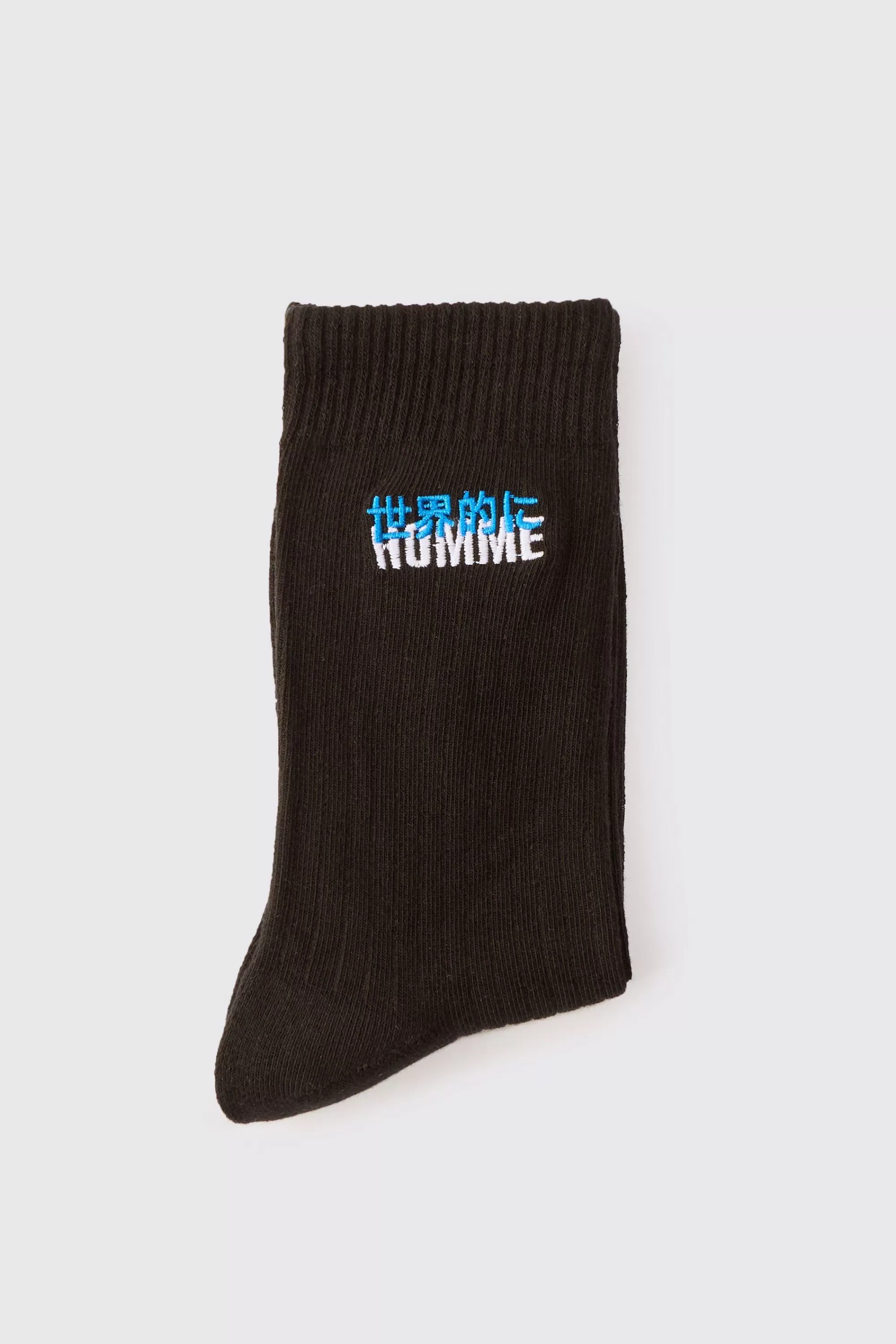 boohooMAN Homme Embroidered Sports Socks | UK