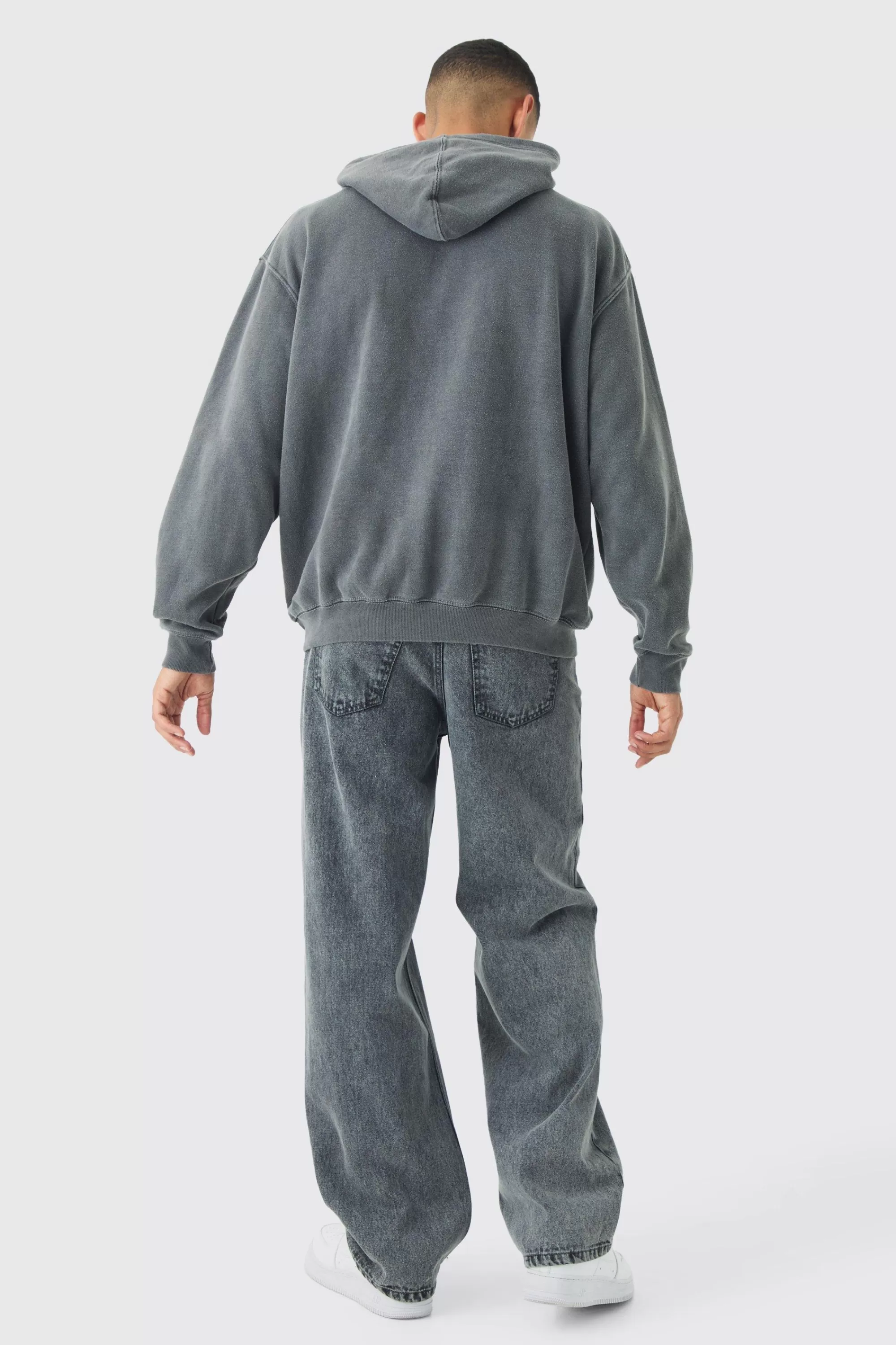 boohooMAN Homme Print Hoodie | UK