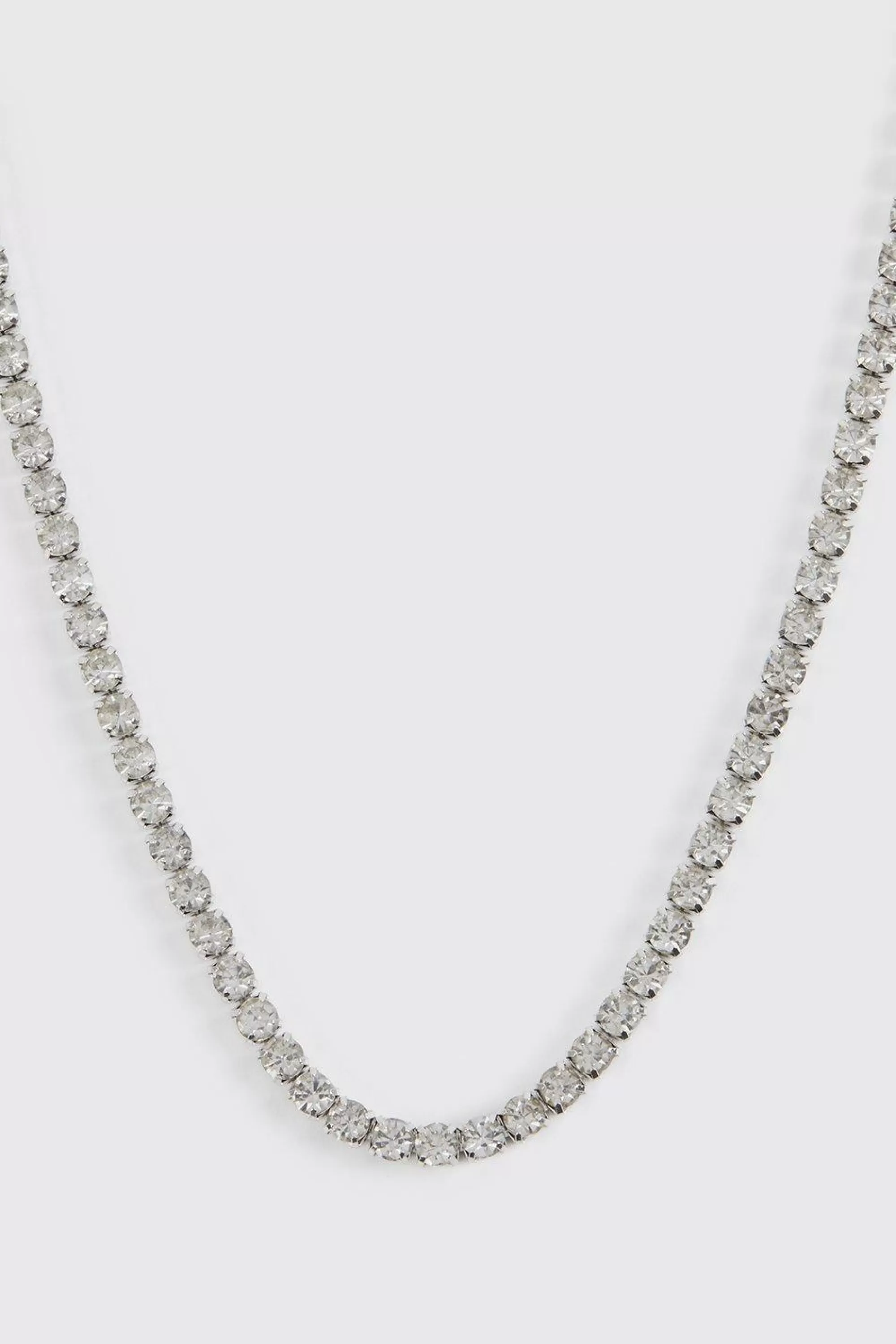 boohooMAN Iced Chain Necklace | UK