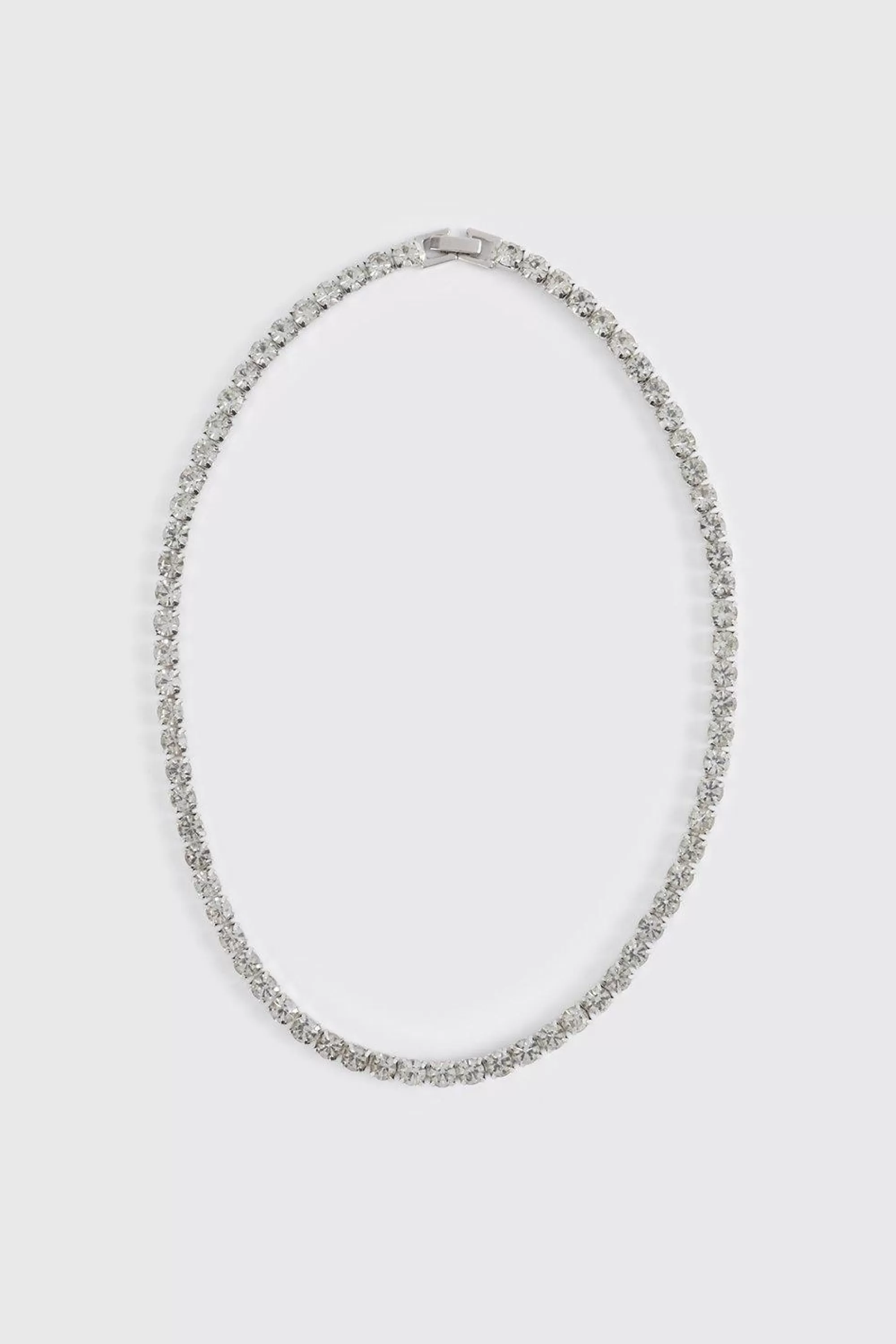 boohooMAN Iced Chain Necklace | UK