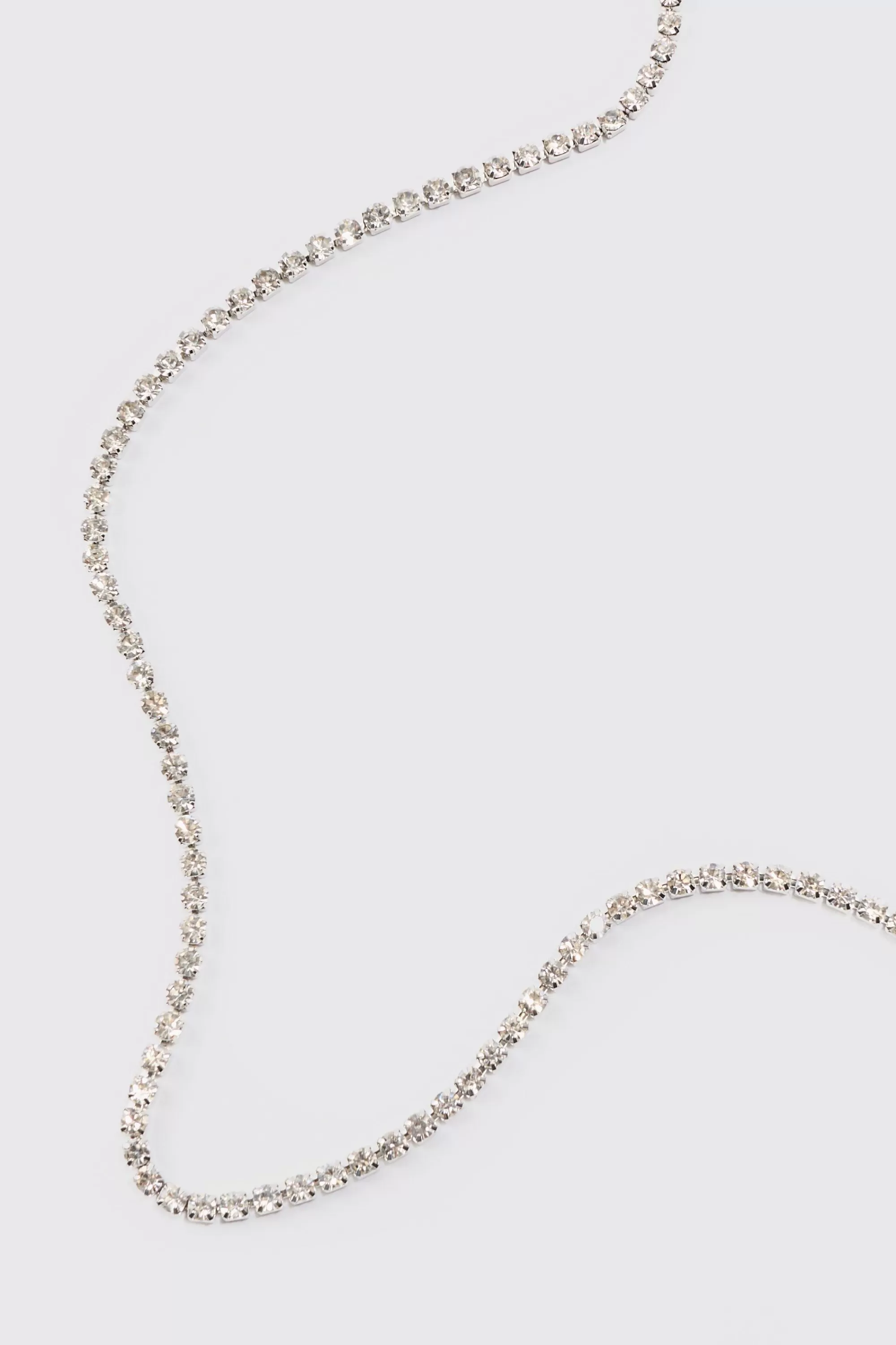 boohooMAN Iced Chain Necklace In | UK