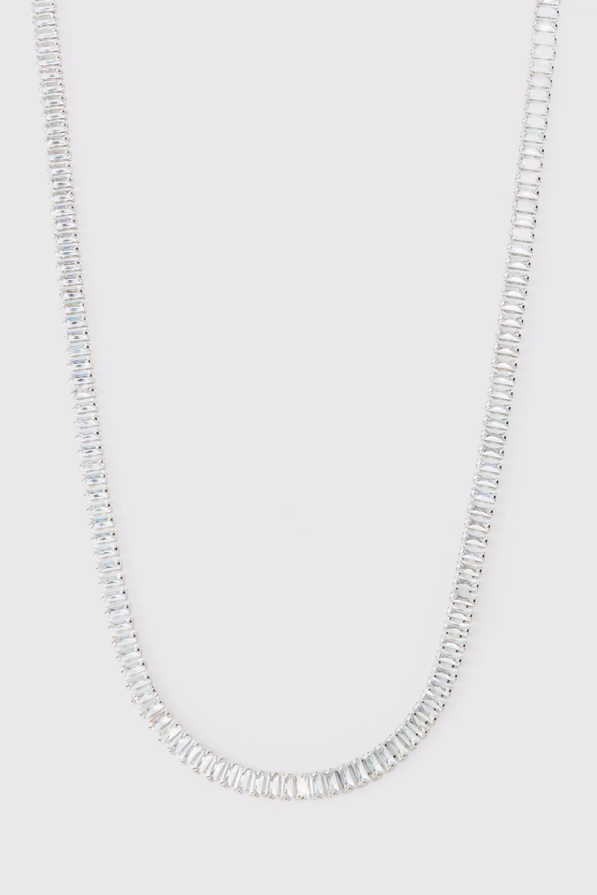 boohooMAN Iced Necklace In | UK