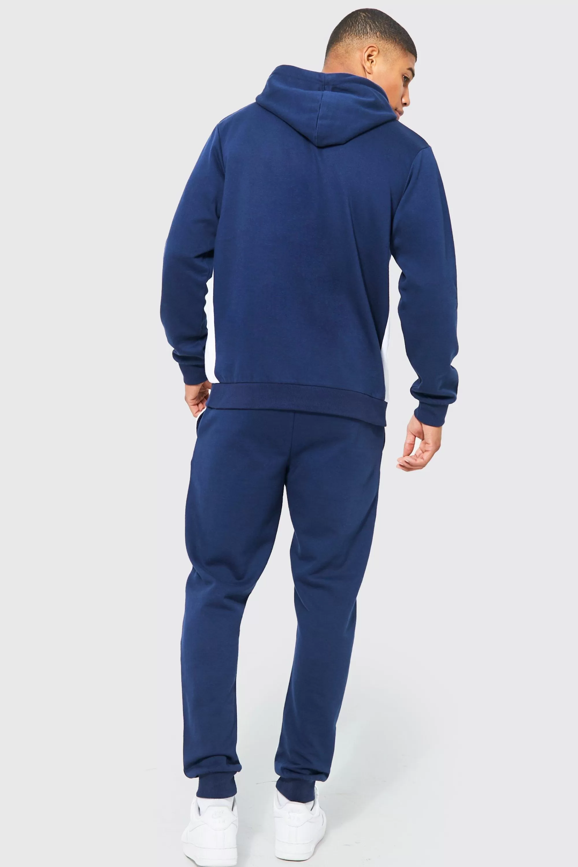 boohooMAN Lightweight Original Man Side Panel Hoodie | UK