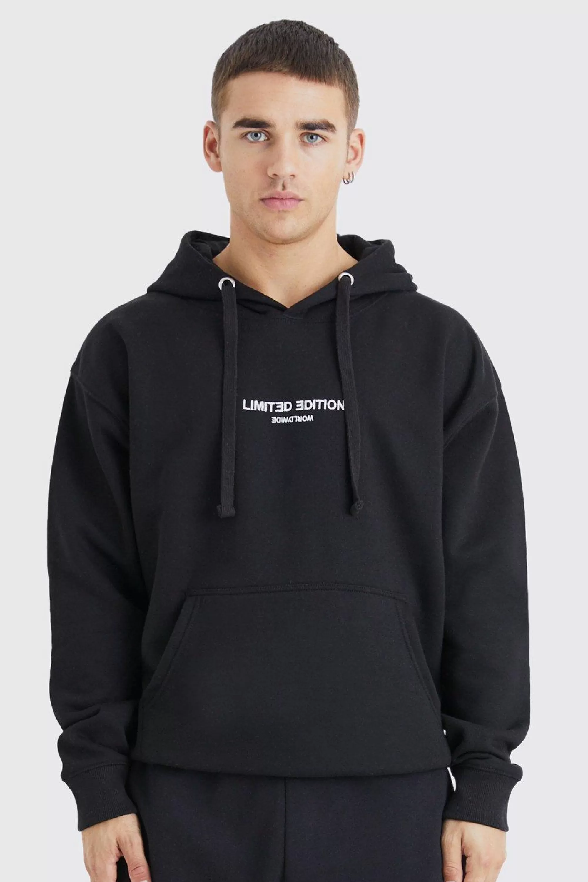 boohooMAN Limited Oversized Heavyweight Hoodie | UK