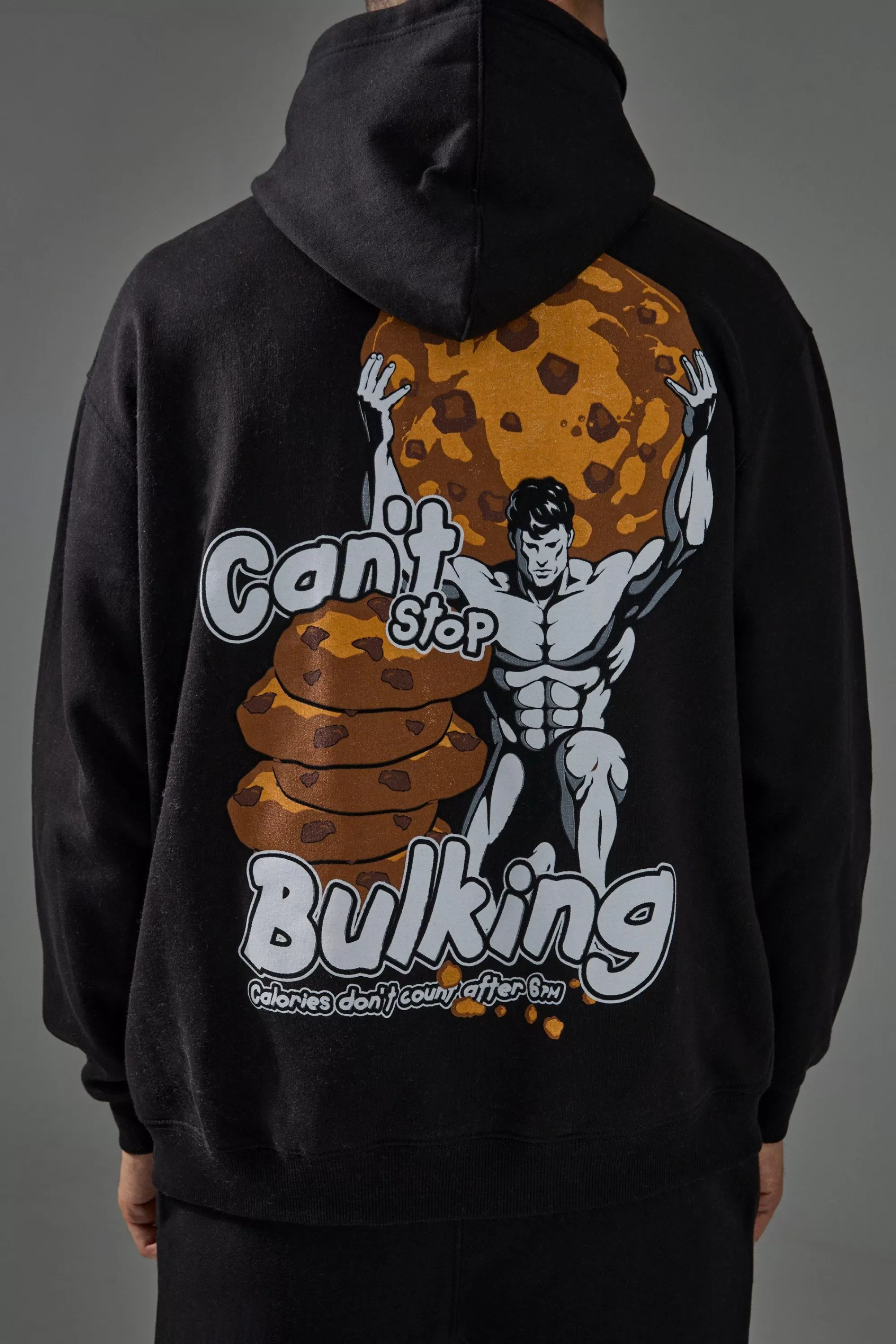 boohooMAN Man Active Bulking Oversized Hoodie | UK