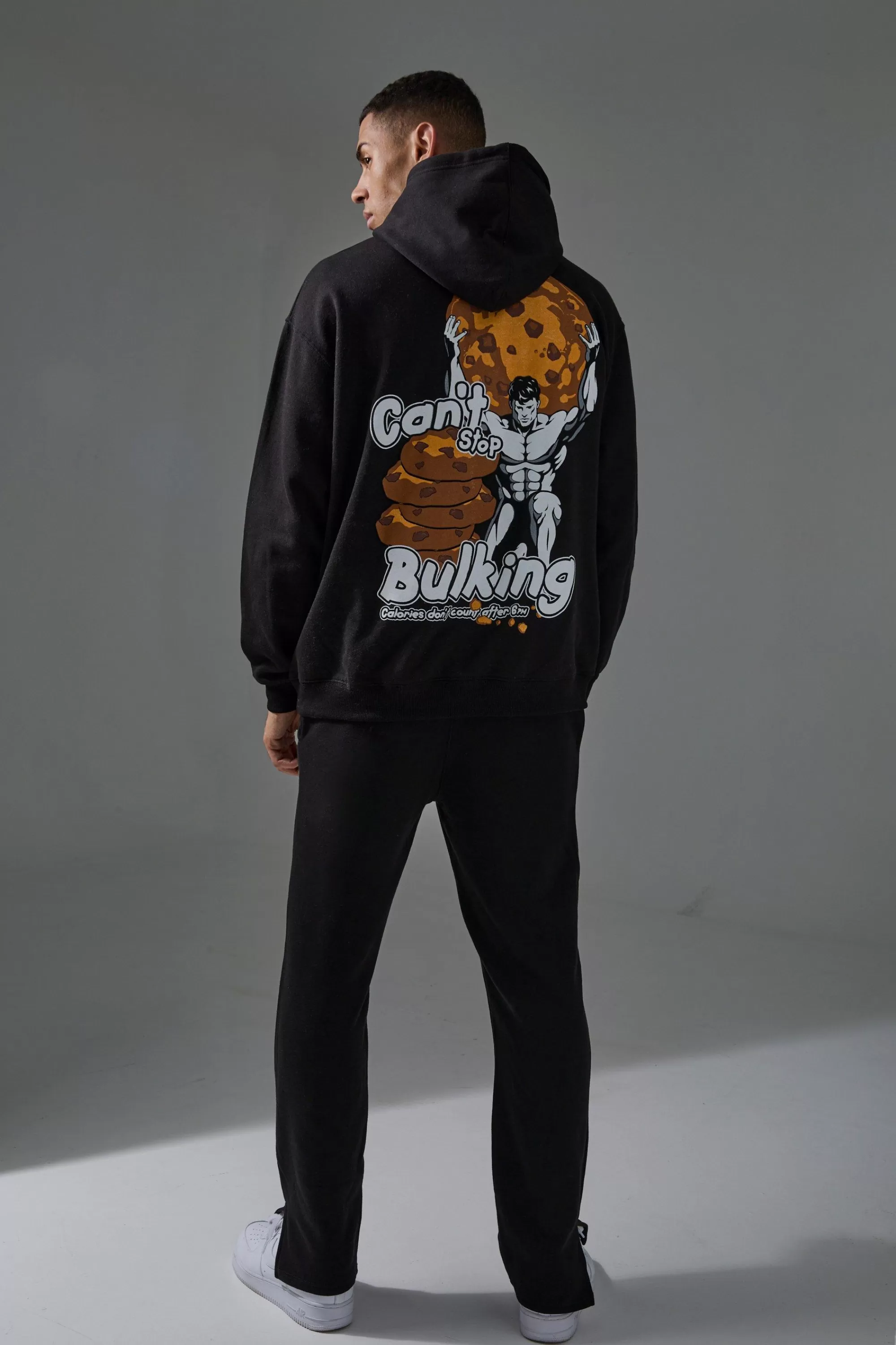 boohooMAN Man Active Bulking Oversized Hoodie | UK