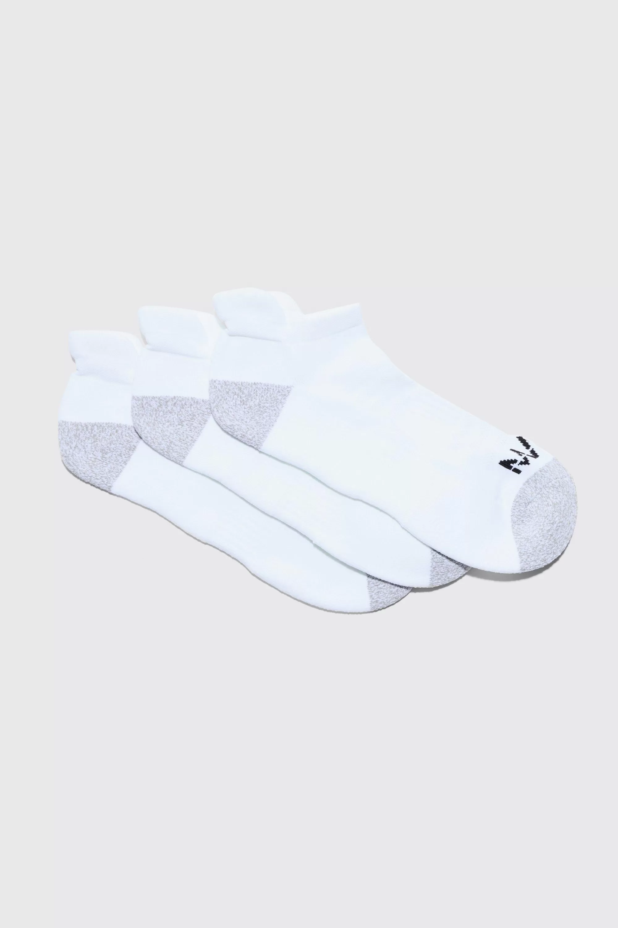 boohooMAN Man Active Cushioned Training Trainer 3 Pack Socks | UK