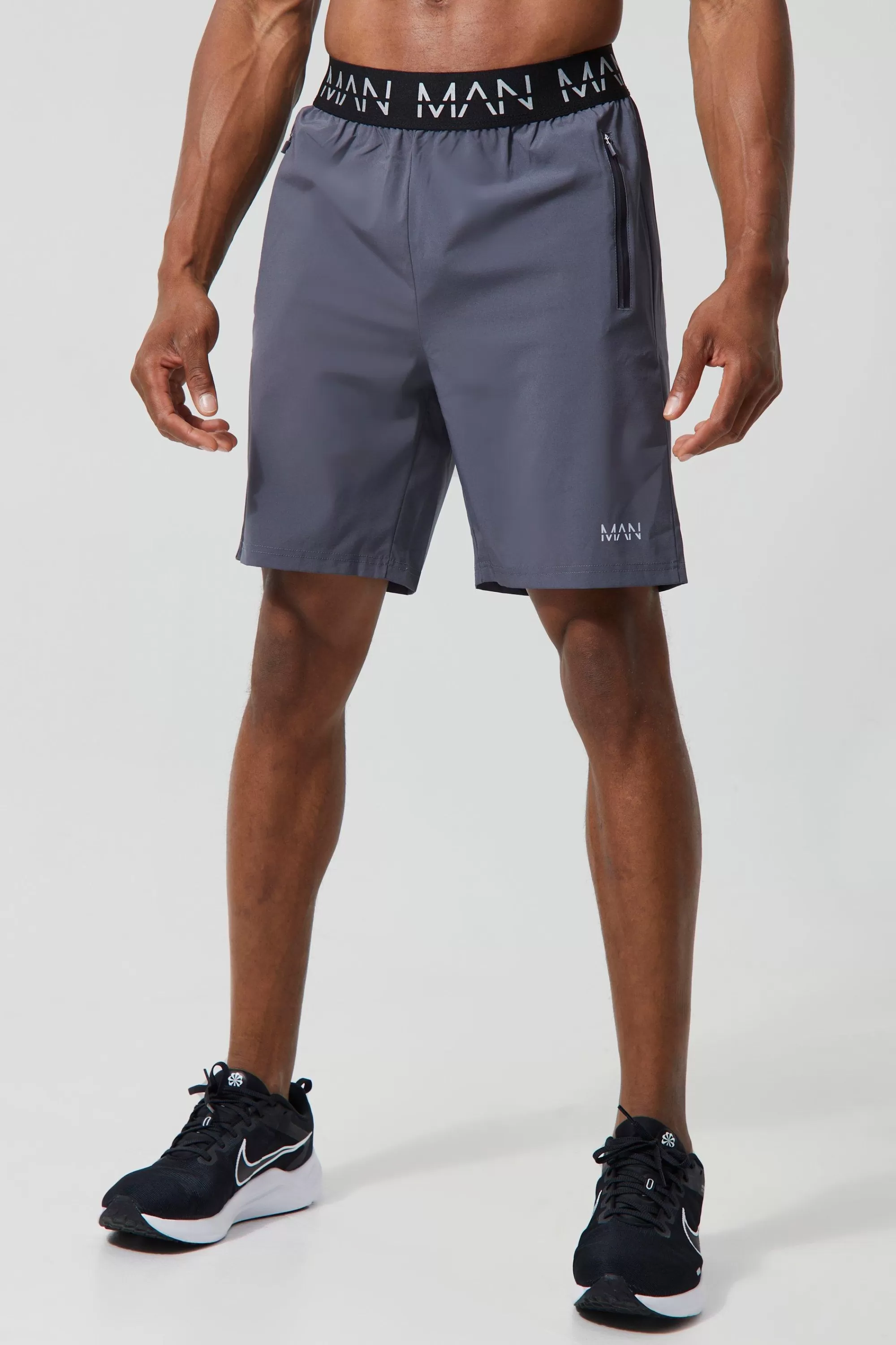 boohooMAN Man Active Gym 7inch Regular Fit 2 Pack Shorts | UK