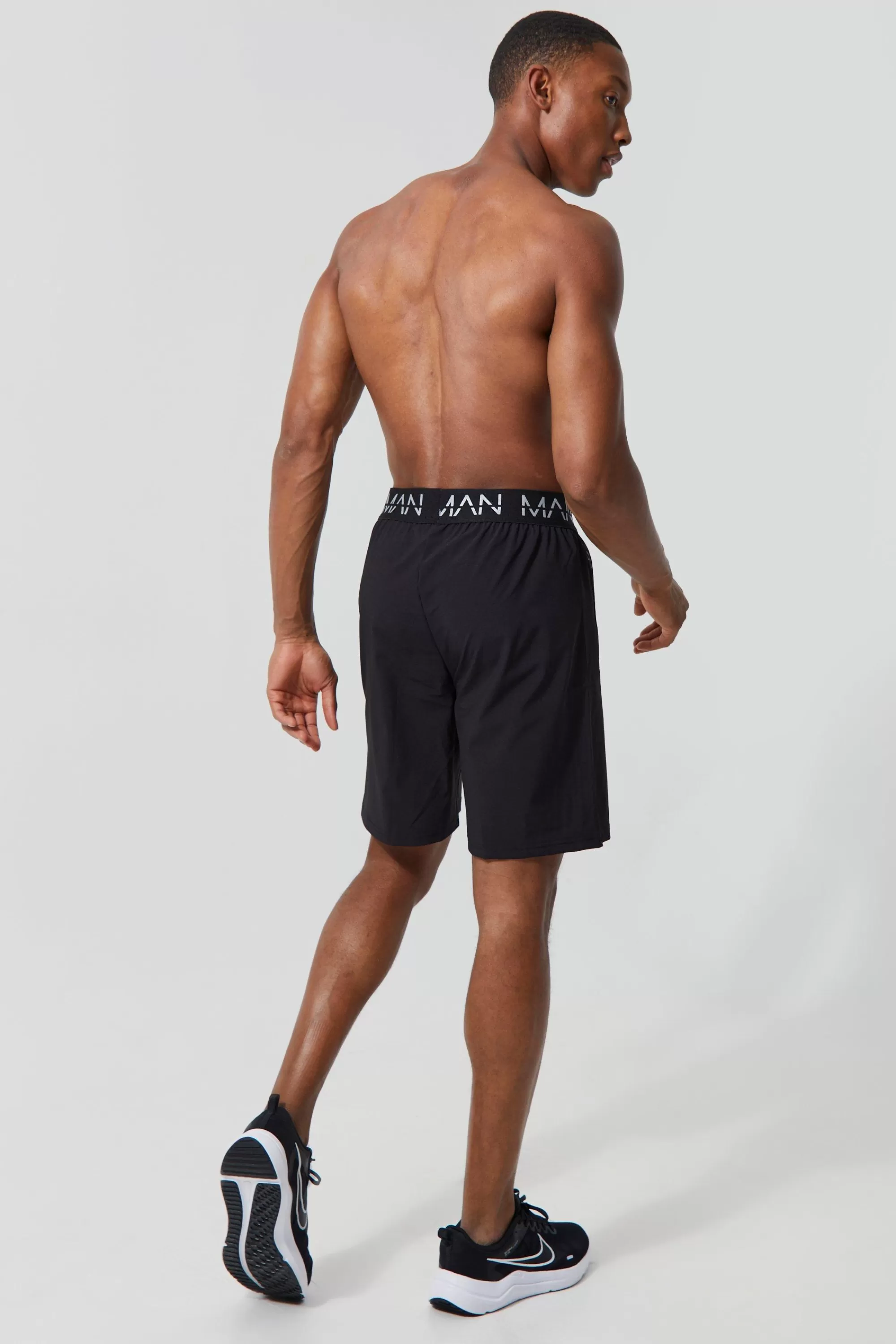 boohooMAN Man Active Gym 7inch Regular Fit 2 Pack Shorts | UK