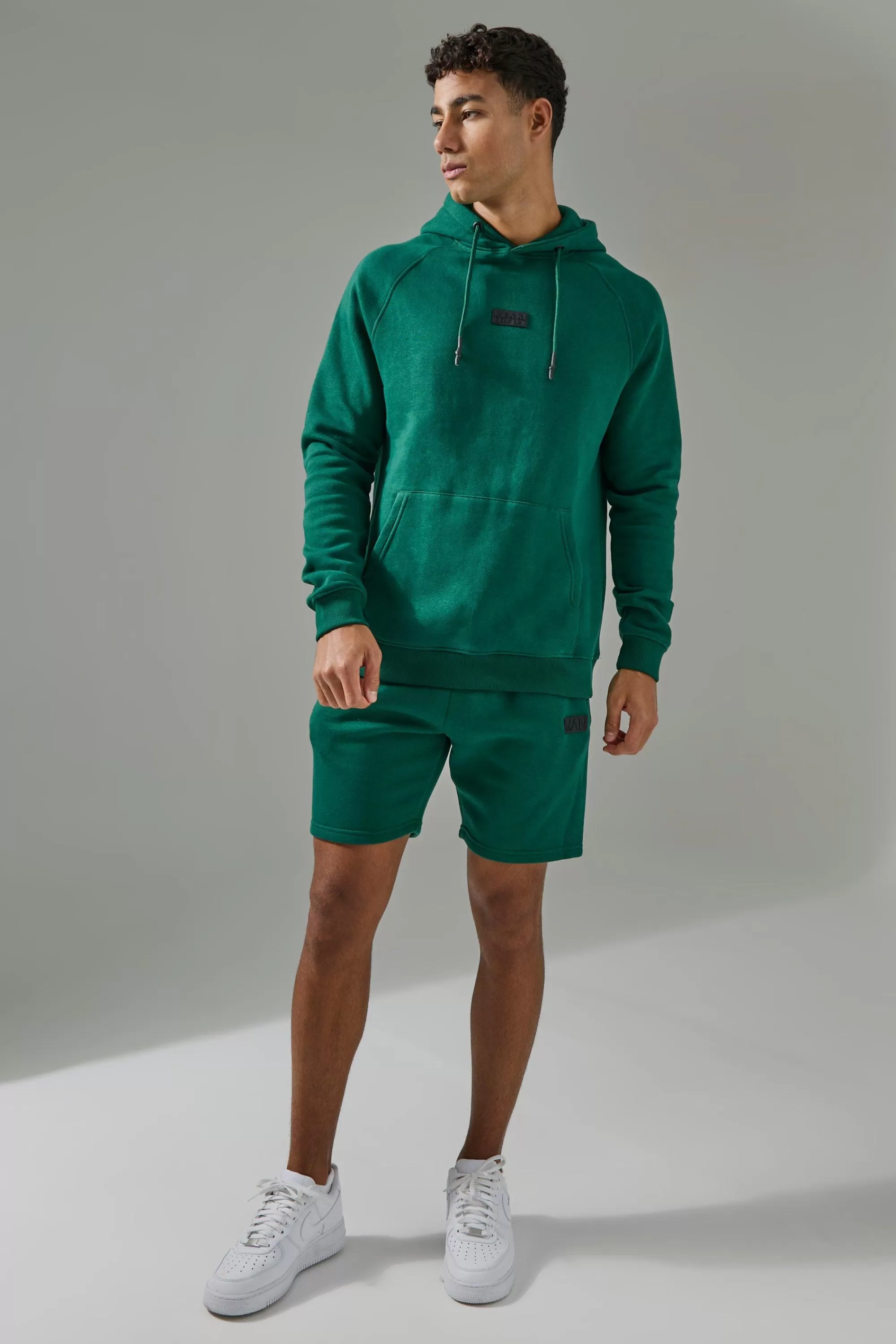 boohooMAN Man Active Hoodie & Short Tracksuit | UK