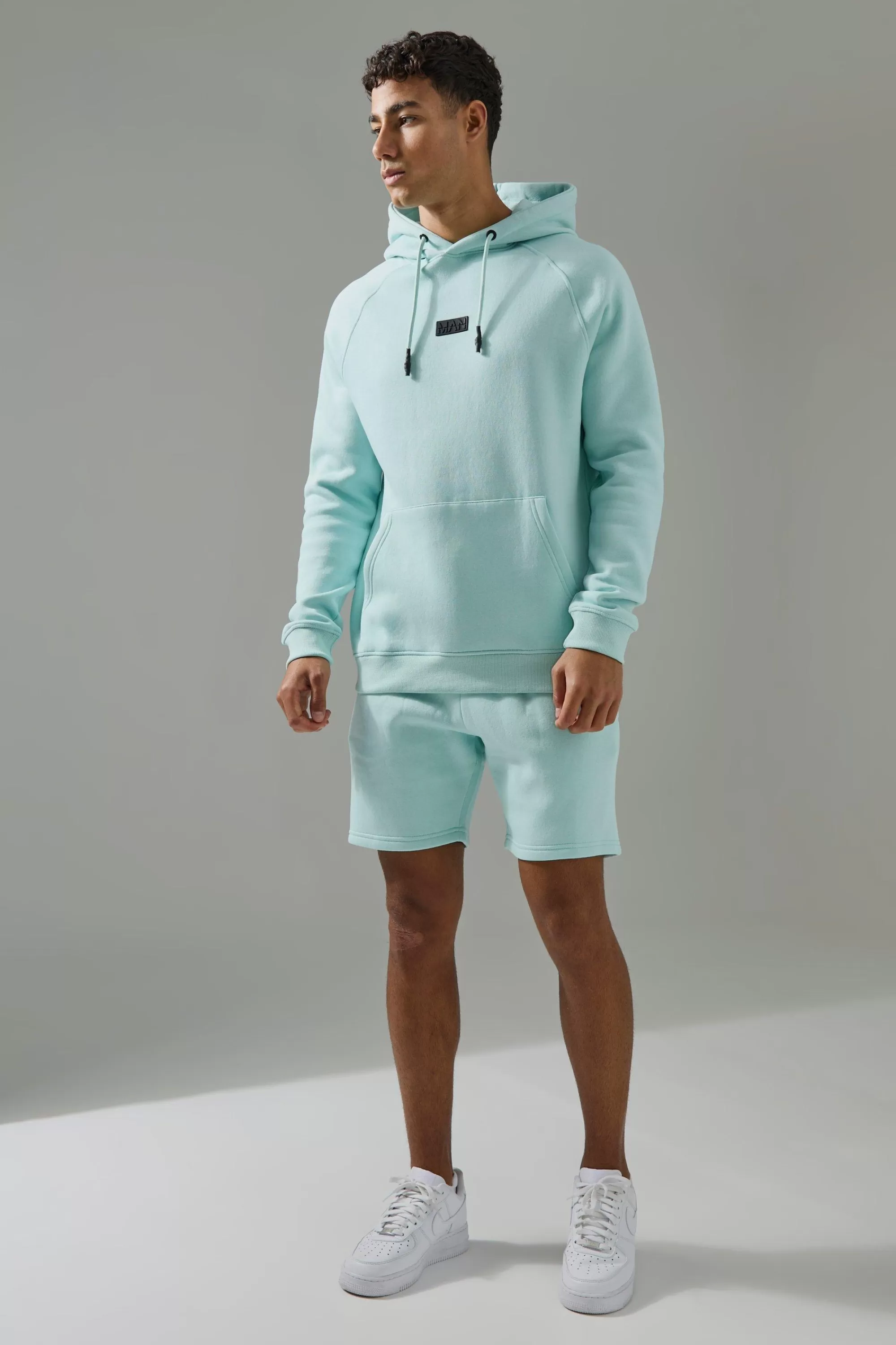 boohooMAN Man Active Hoodie & Short Tracksuit | UK
