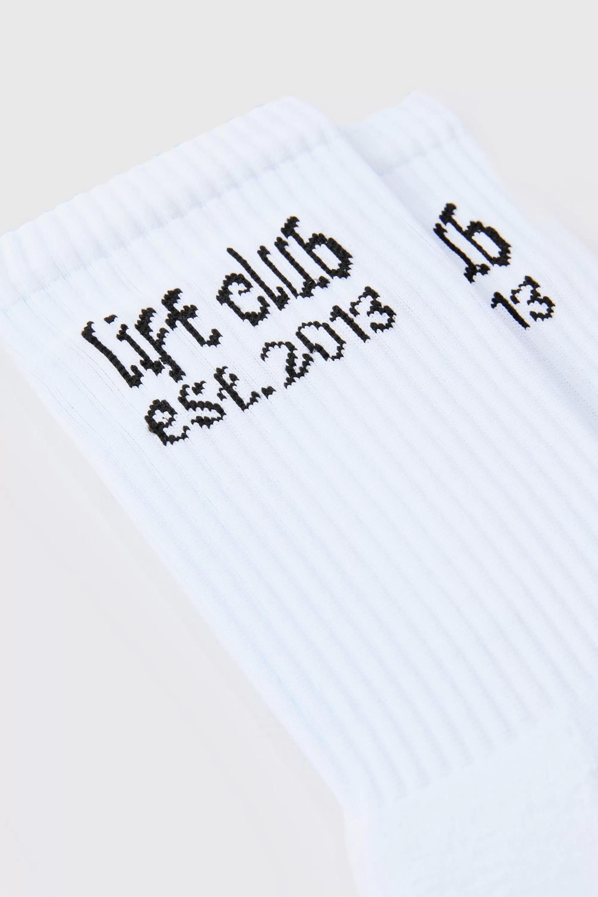 boohooMAN Man Active Lift Club Crew Socks | UK